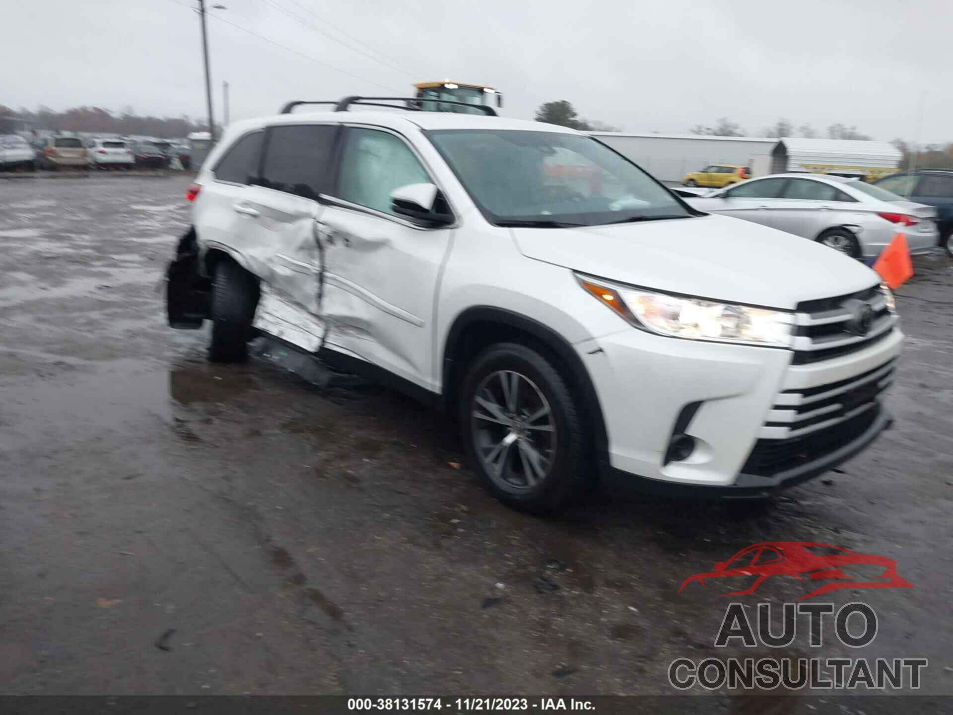 TOYOTA HIGHLANDER 2019 - 5TDBZRFH3KS918129