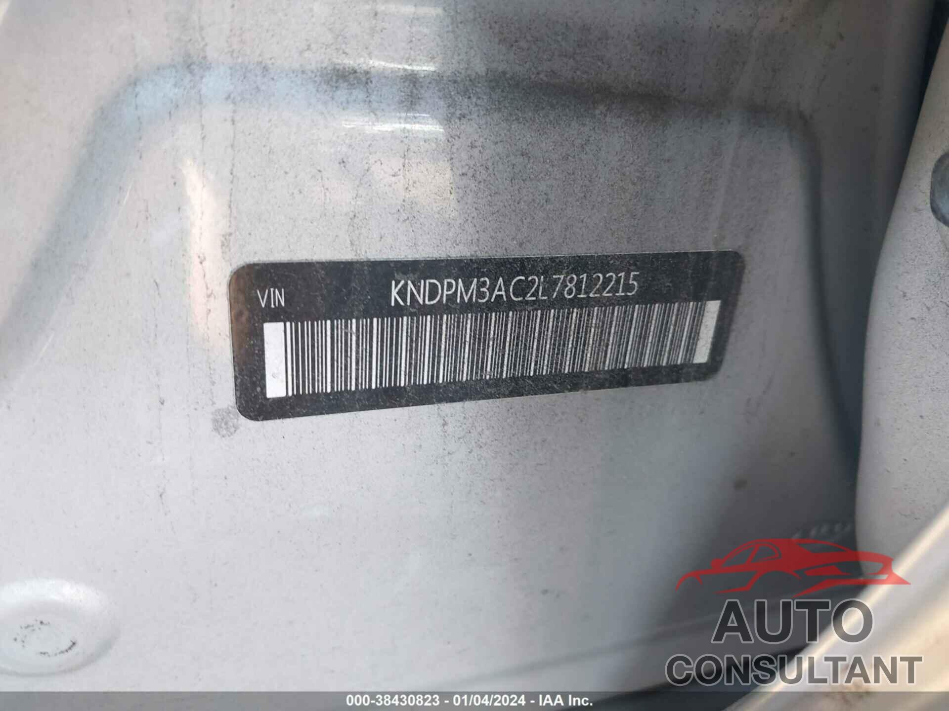 KIA SPORTAGE 2020 - KNDPM3AC2L7812215