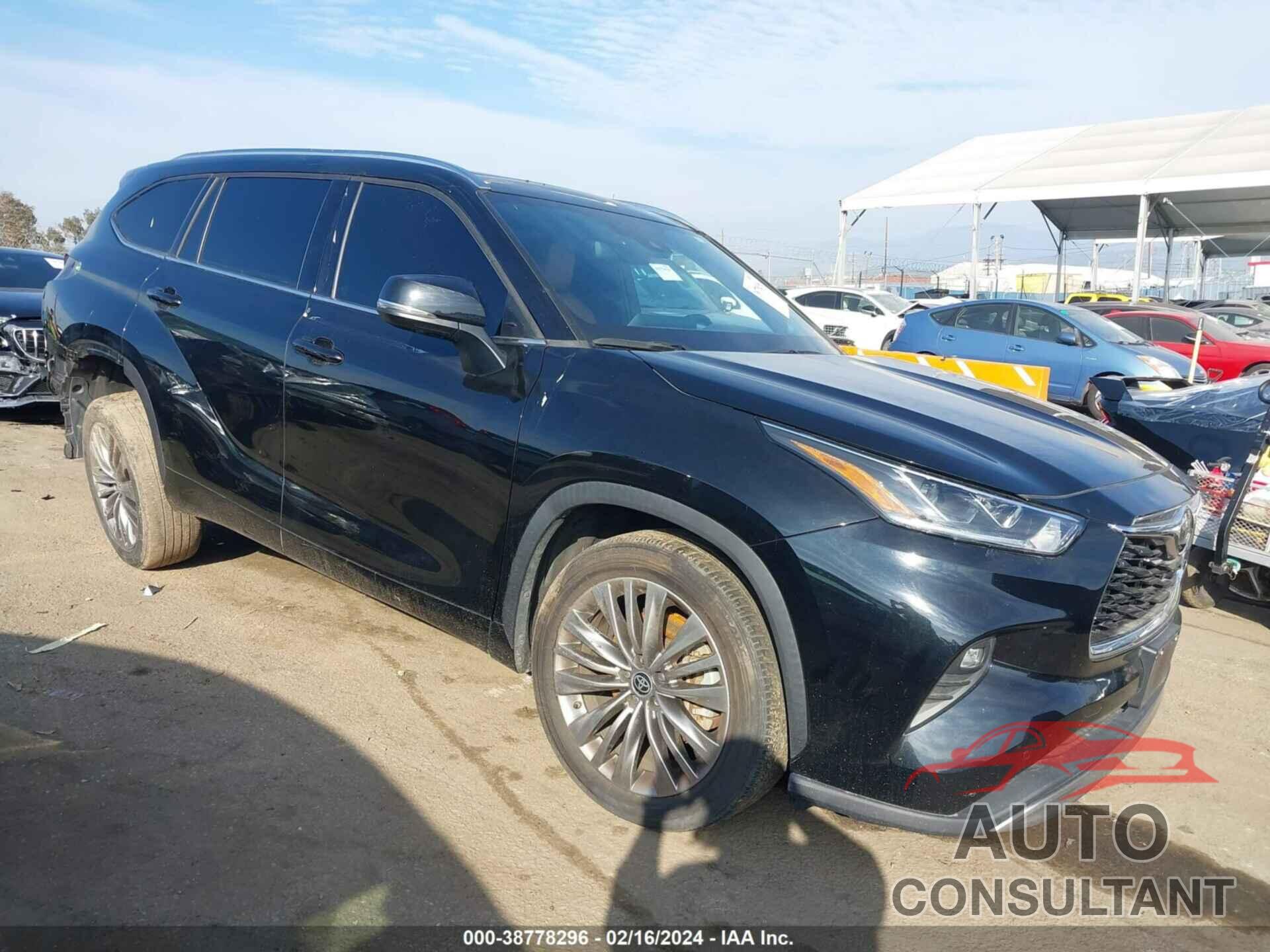 TOYOTA HIGHLANDER 2021 - 5TDFZRAH3MS037409