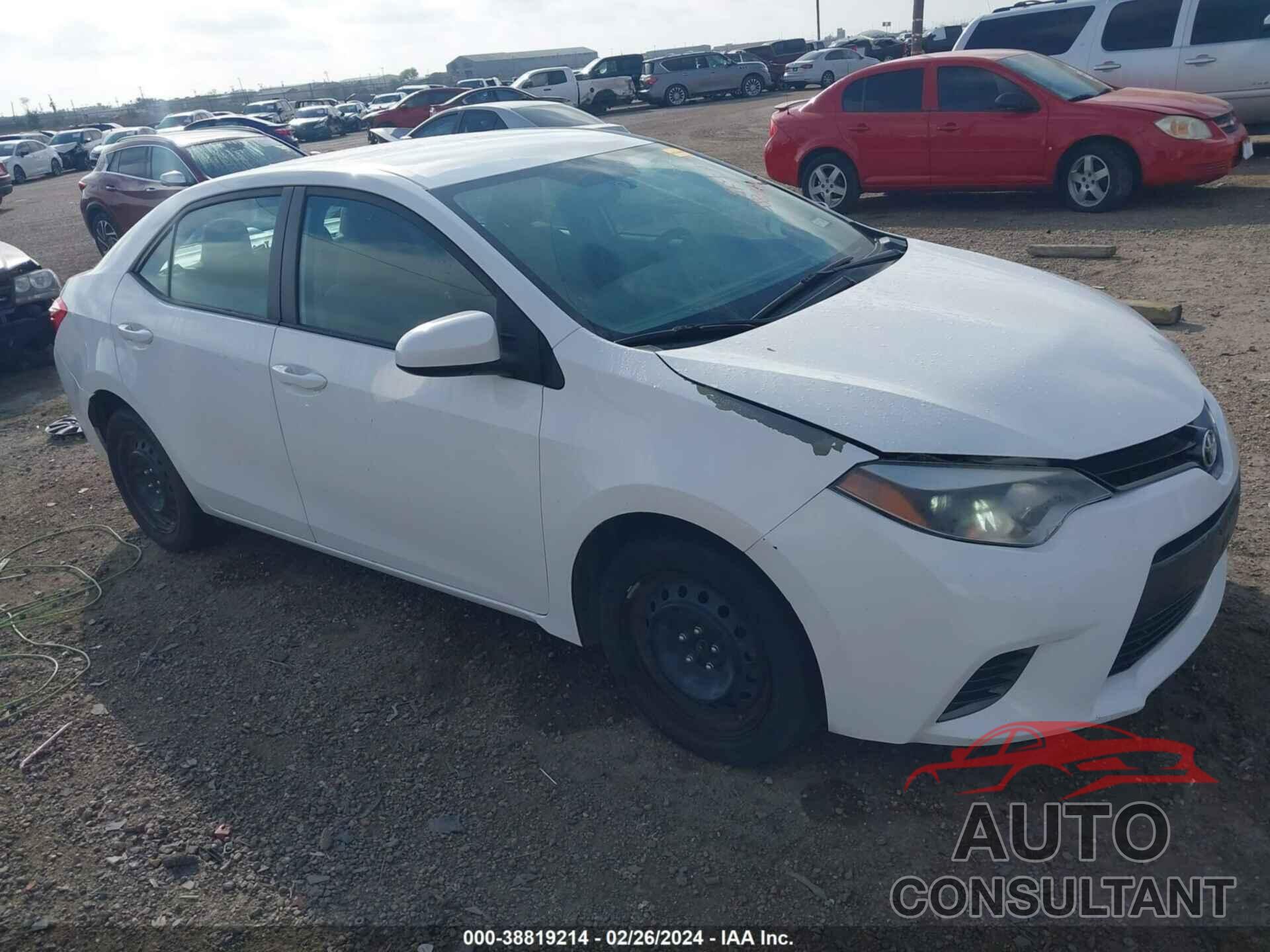 TOYOTA COROLLA 2016 - 5YFBURHE2GP465722