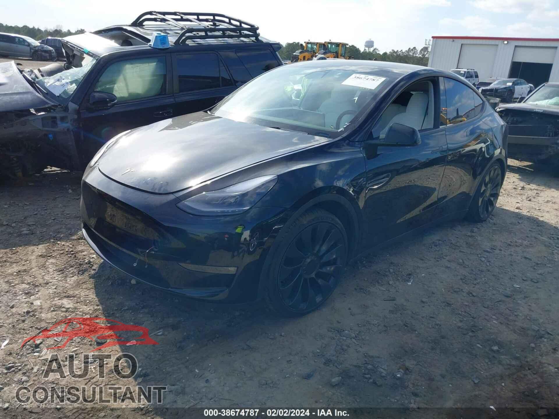 TESLA MODEL Y 2022 - 7SAYGDEF8NF438652