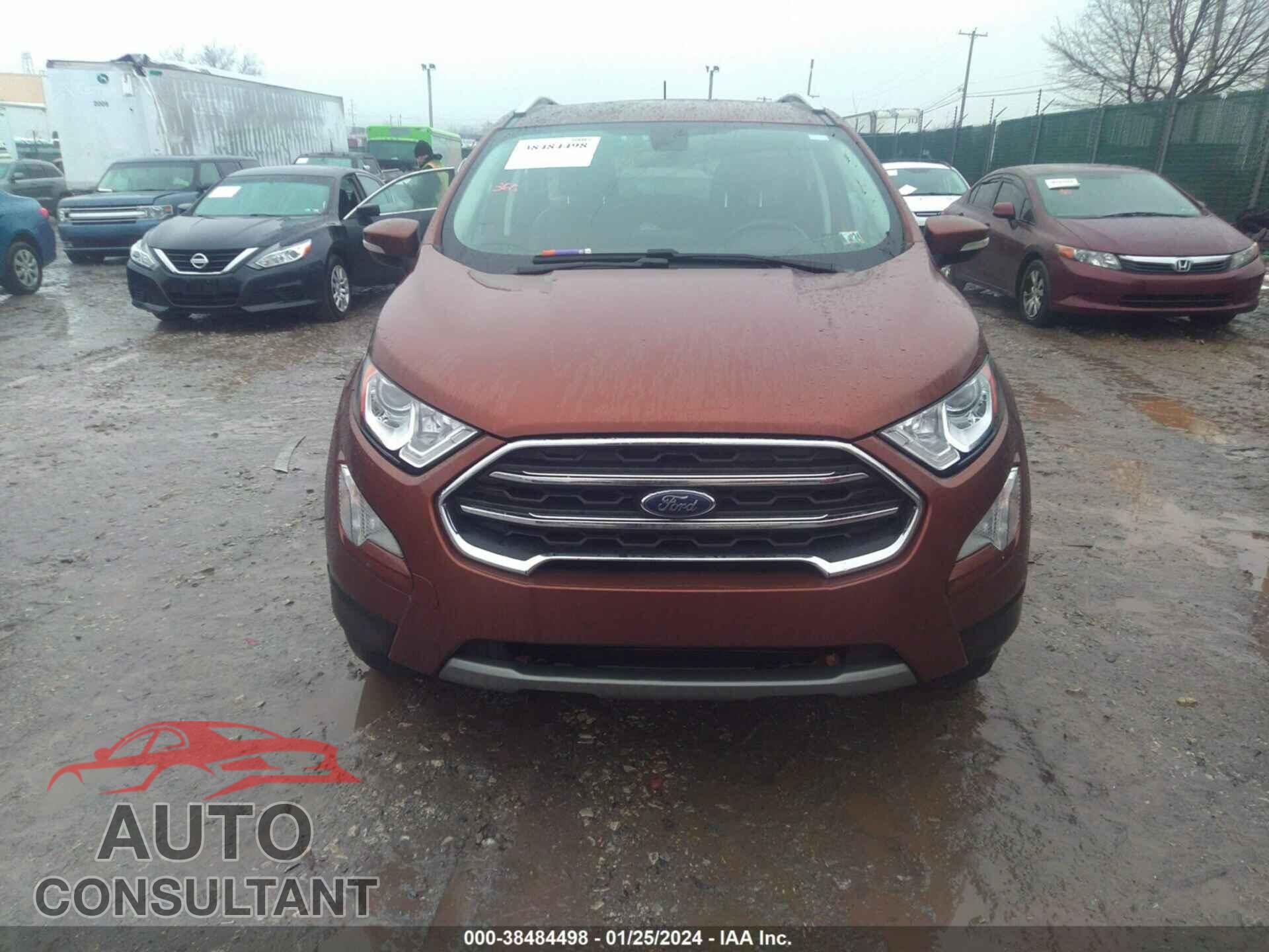 FORD ECOSPORT 2019 - MAJ6S3KLXKC252567