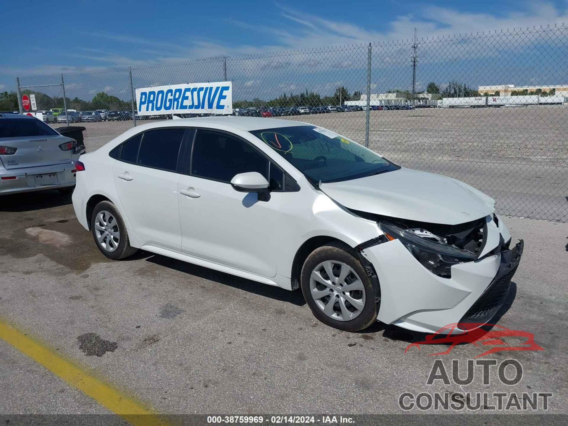TOYOTA COROLLA 2022 - 5YFEPMAE6NP295525