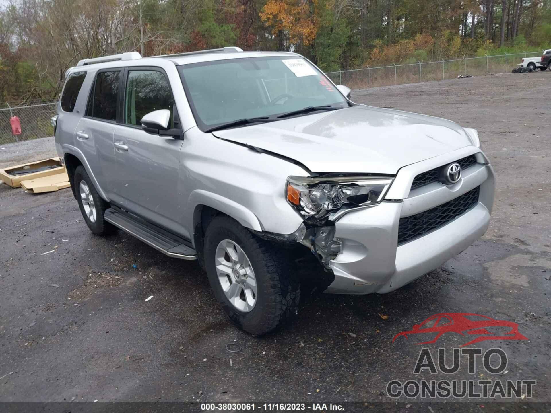 TOYOTA 4RUNNER 2016 - JTEZU5JR2G5125645