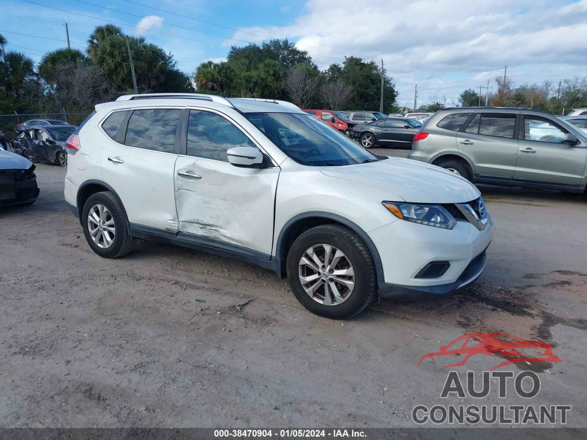 NISSAN ROGUE 2016 - KNMAT2MT6GP719721