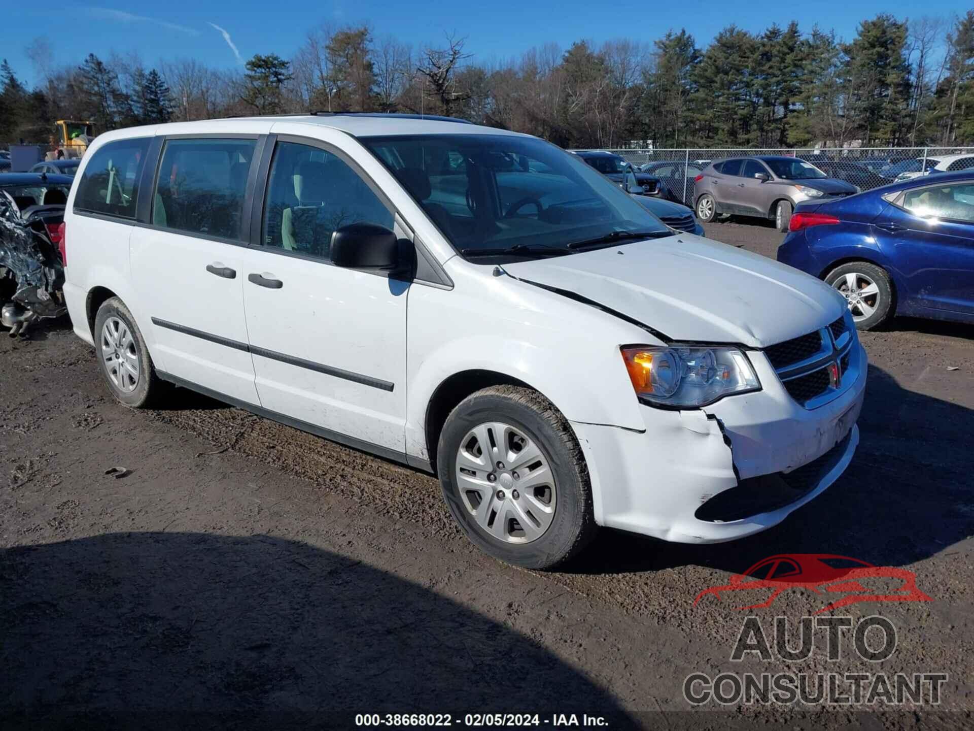 DODGE GRAND CARAVAN 2016 - 2C4RDGBGXGR203654