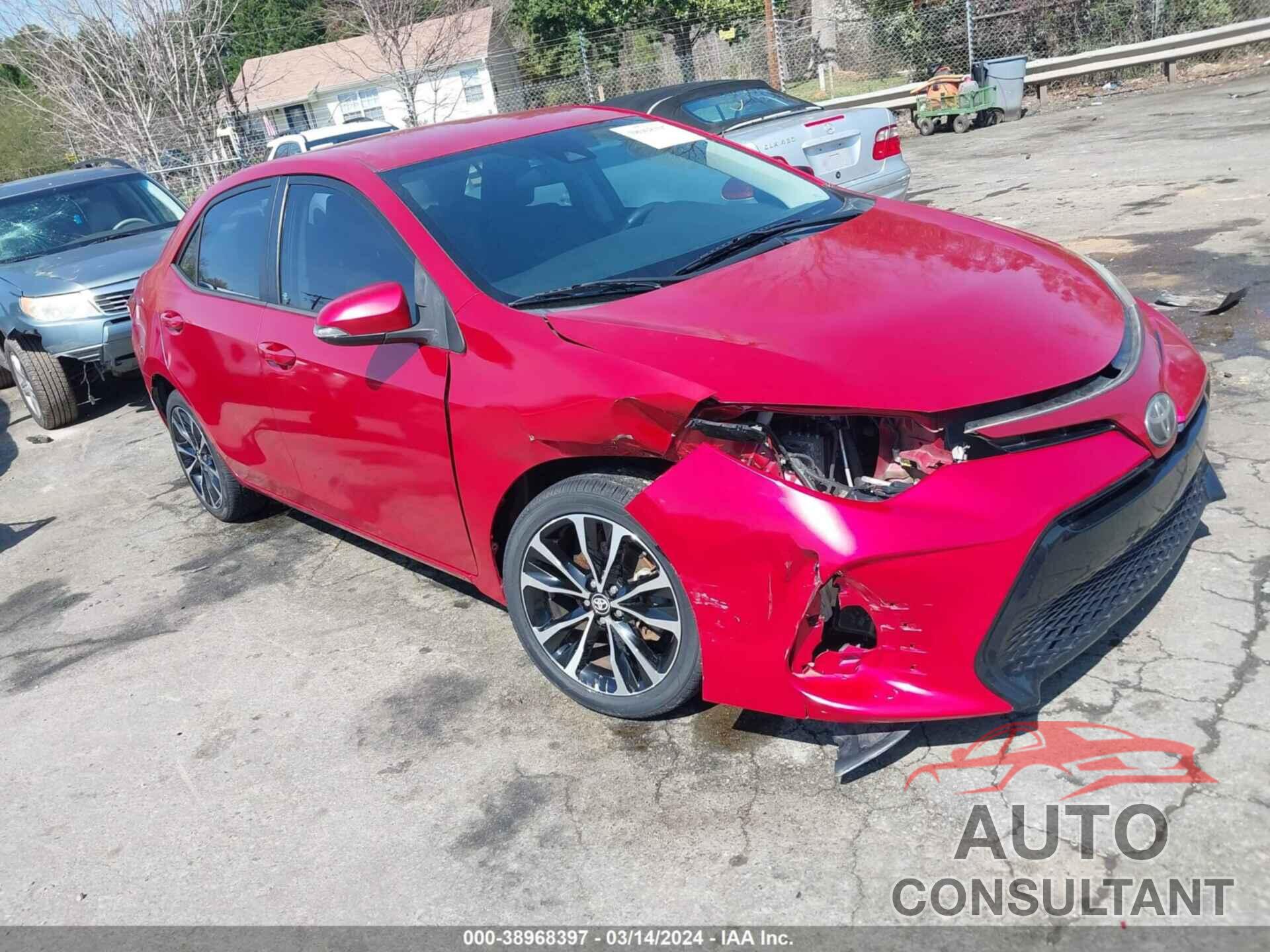 TOYOTA COROLLA 2017 - 5YFBURHE5HP678729