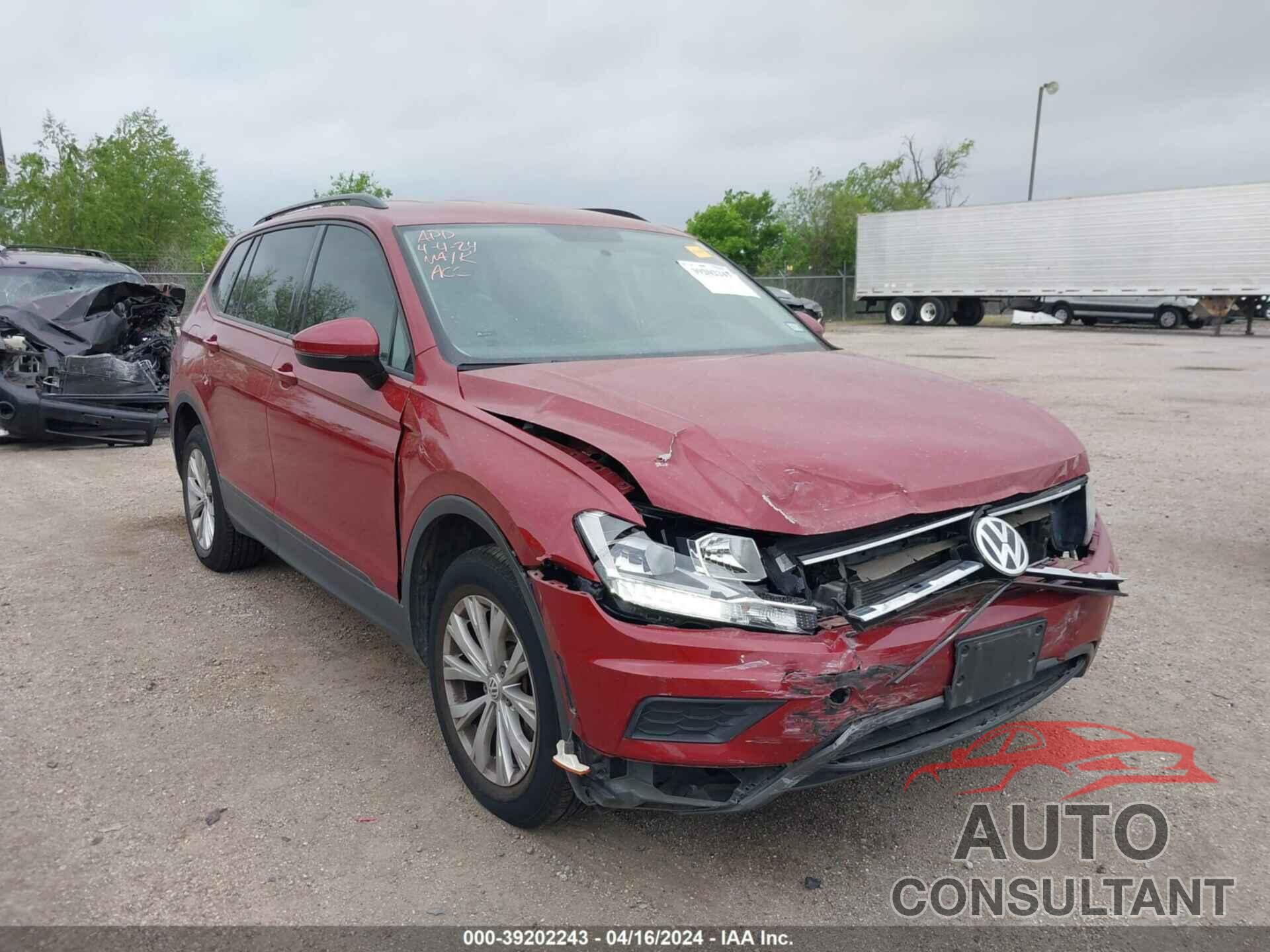 VOLKSWAGEN TIGUAN 2019 - 3VV1B7AX2KM171272