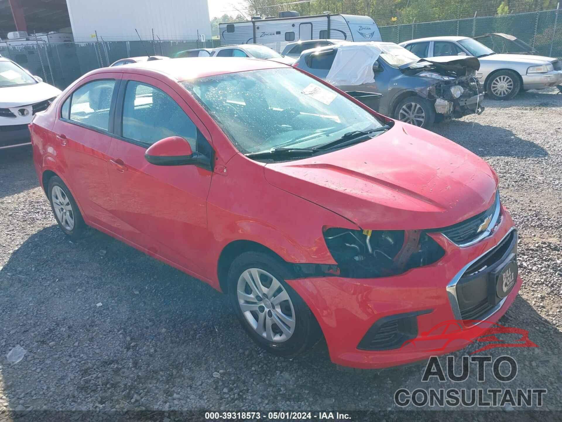 CHEVROLET SONIC 2017 - 1G1JB5SH2H4144872