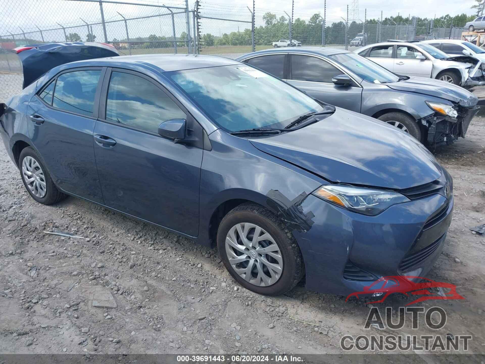 TOYOTA COROLLA 2019 - 2T1BURHE4KC170159