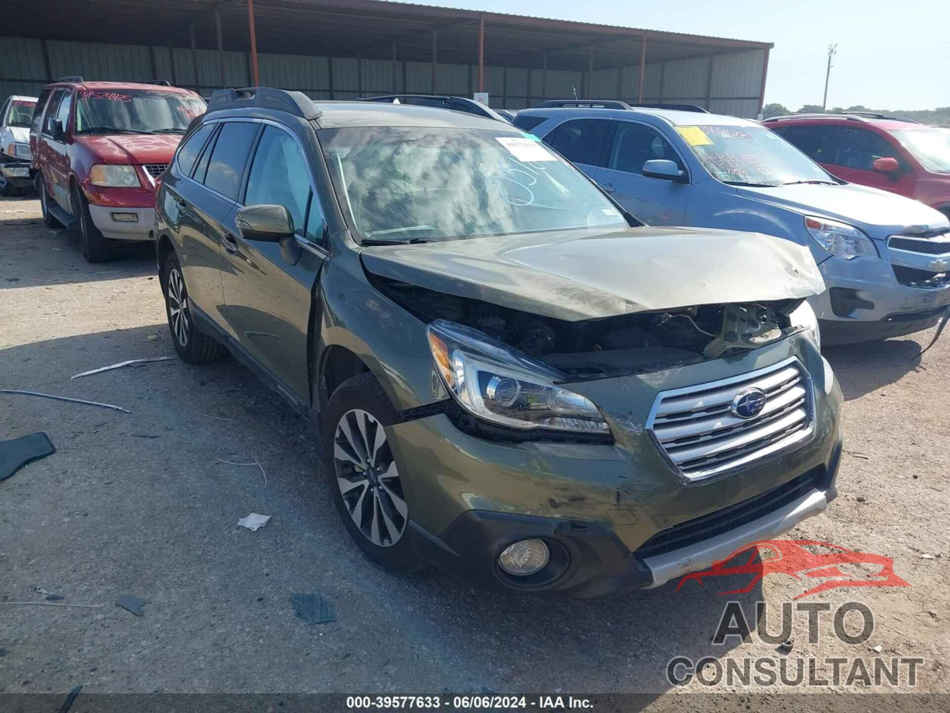SUBARU OUTBACK 2016 - 4S4BSBJC5G3260518