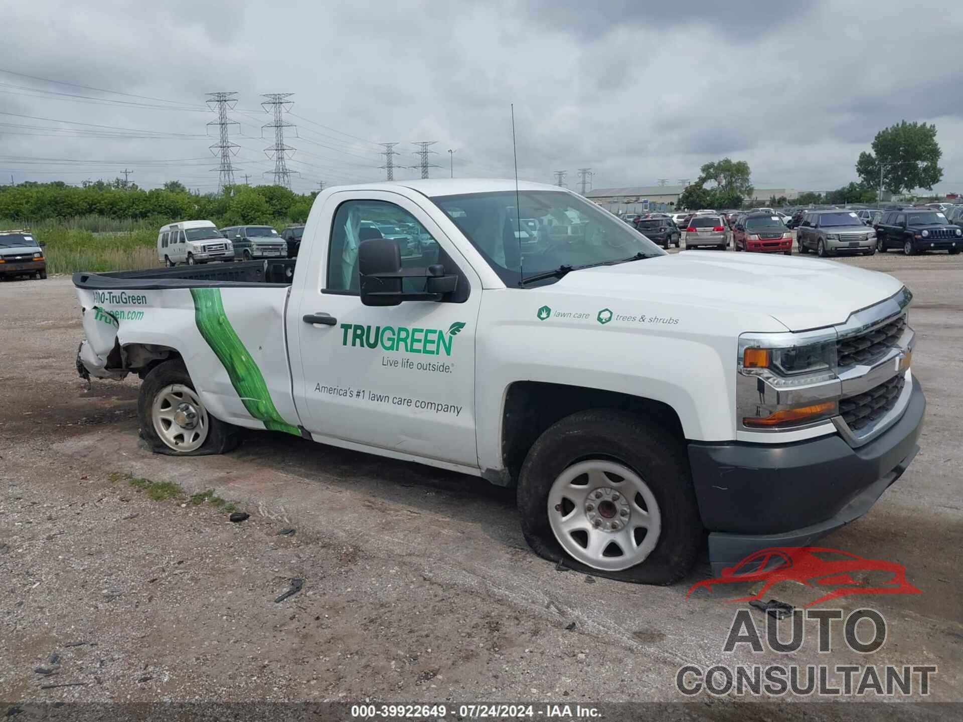 CHEVROLET SILVERADO 1500 2016 - 1GCNCNEH7GZ275847