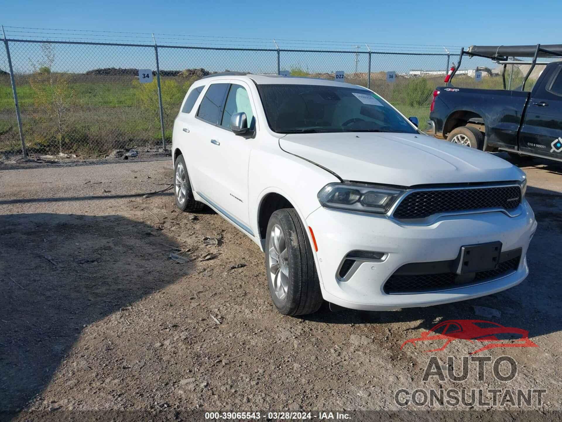 DODGE DURANGO 2021 - 1C4RDJEG6MC790481