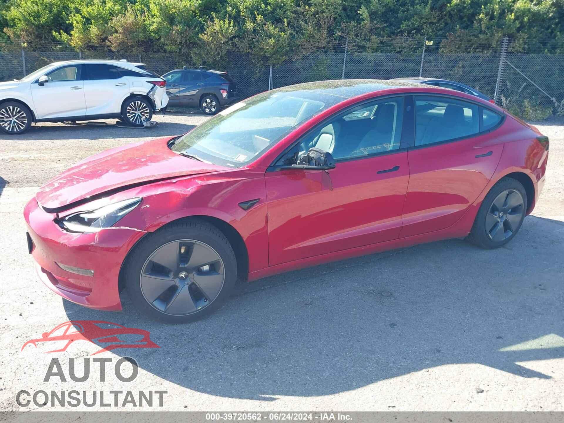 TESLA MODEL 3 2022 - 5YJ3E1EB6NF185954