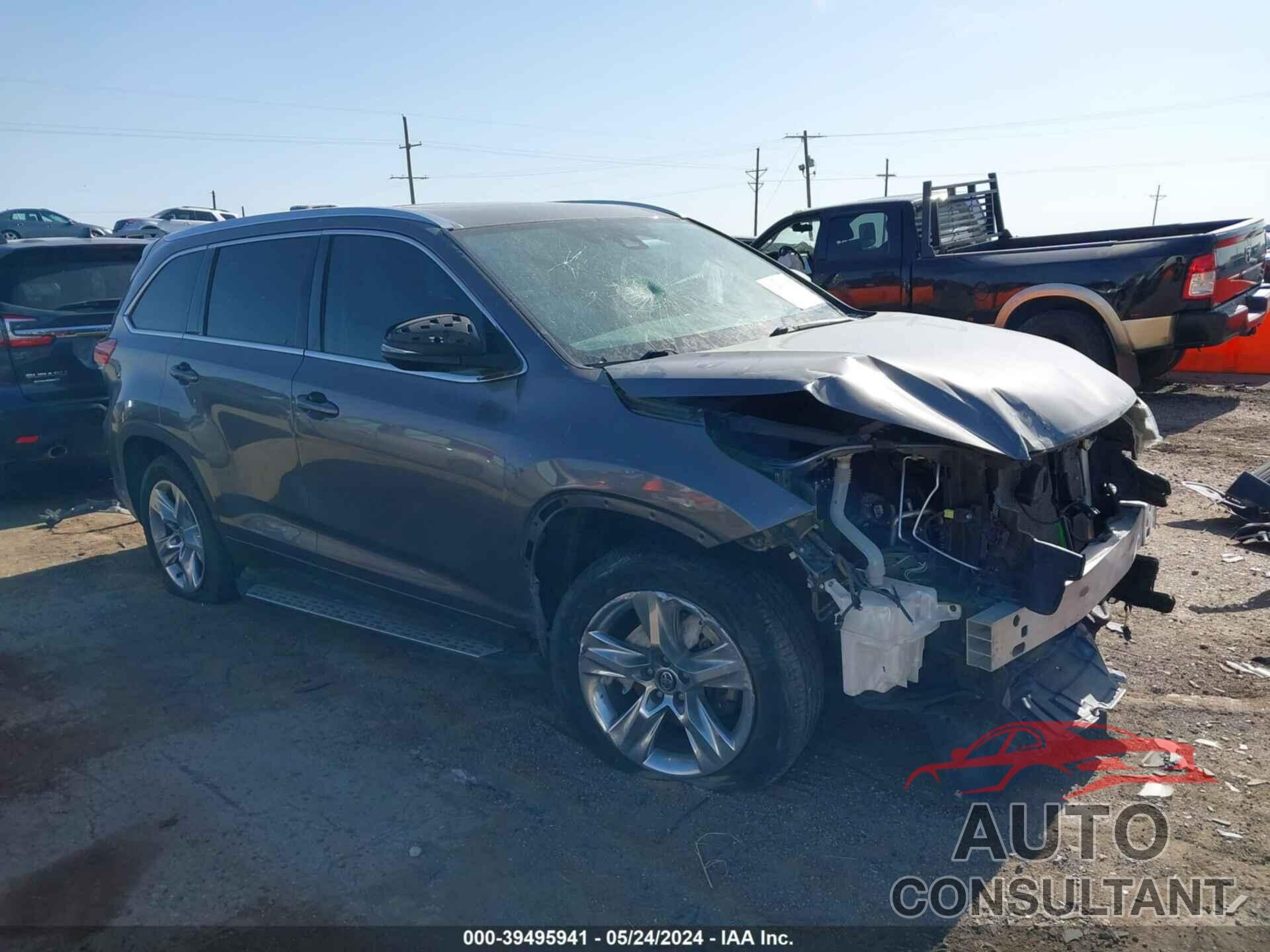 TOYOTA HIGHLANDER 2018 - 5TDYZRFH7JS237917