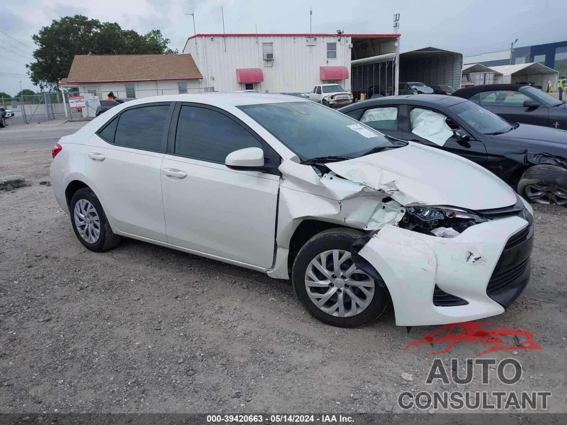 TOYOTA COROLLA 2019 - 5YFBURHE2KP914826