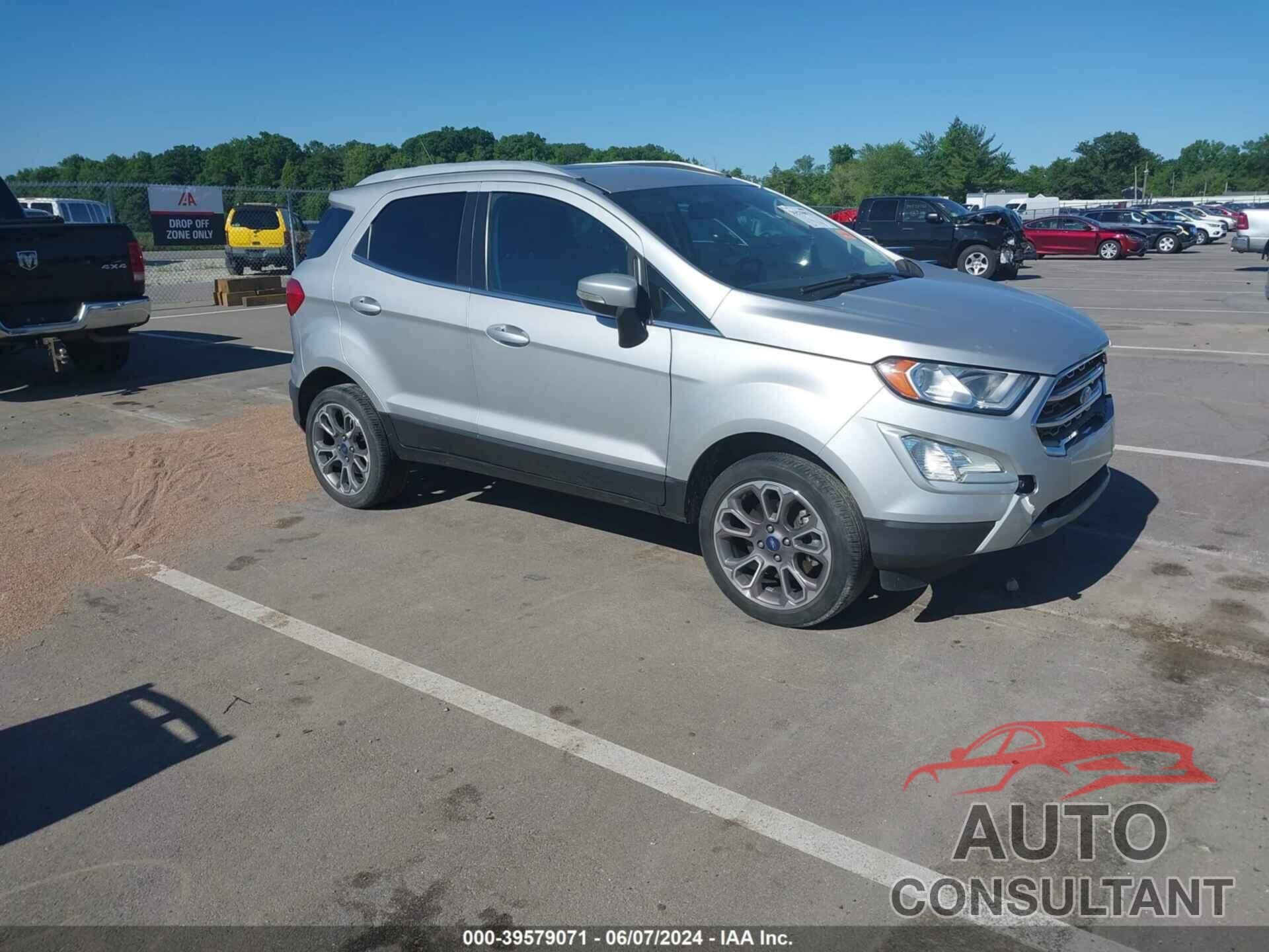 FORD ECOSPORT 2020 - MAJ6S3KLXLC315071