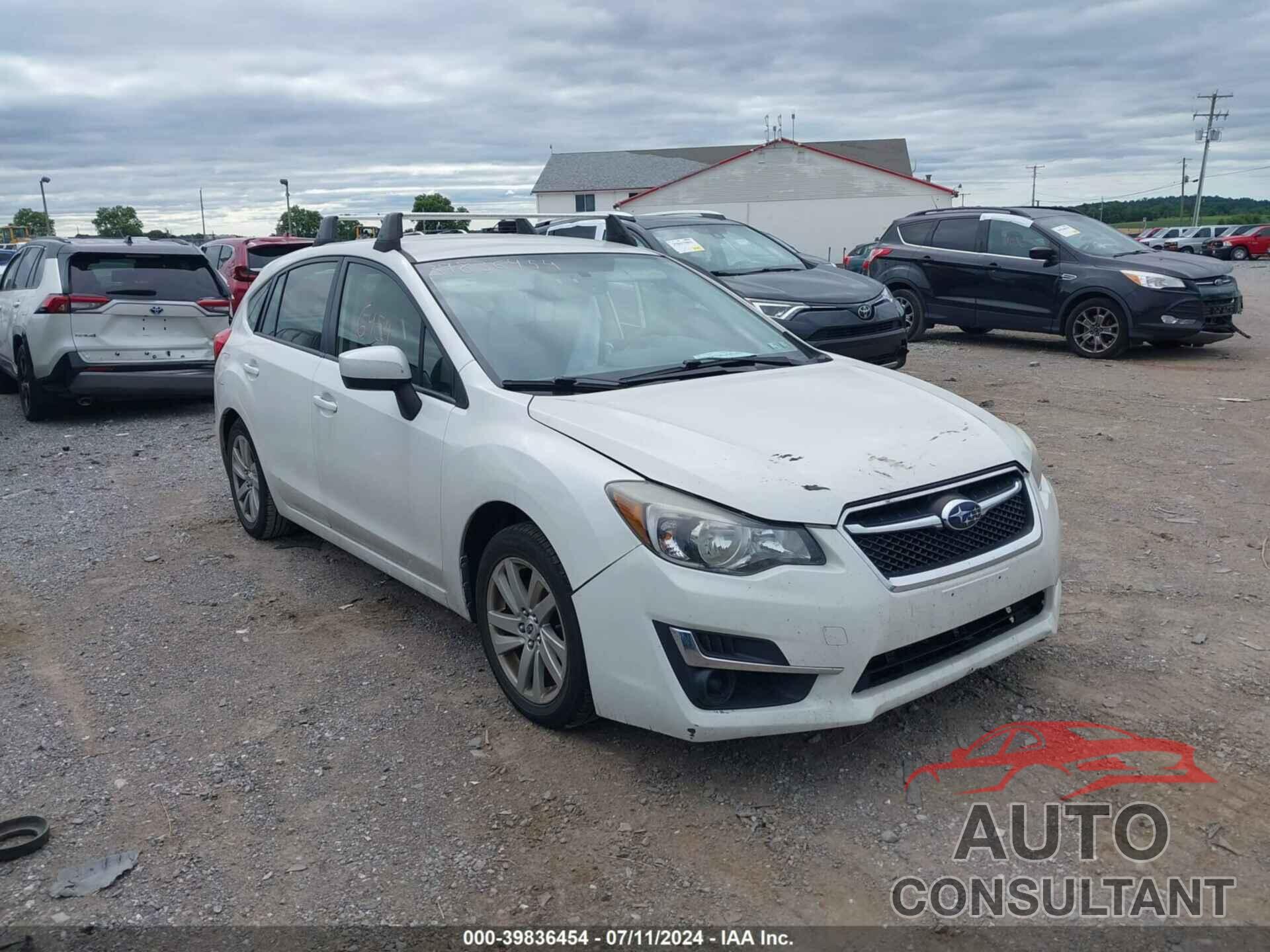 SUBARU IMPREZA 2016 - JF1GPAB63G8218906