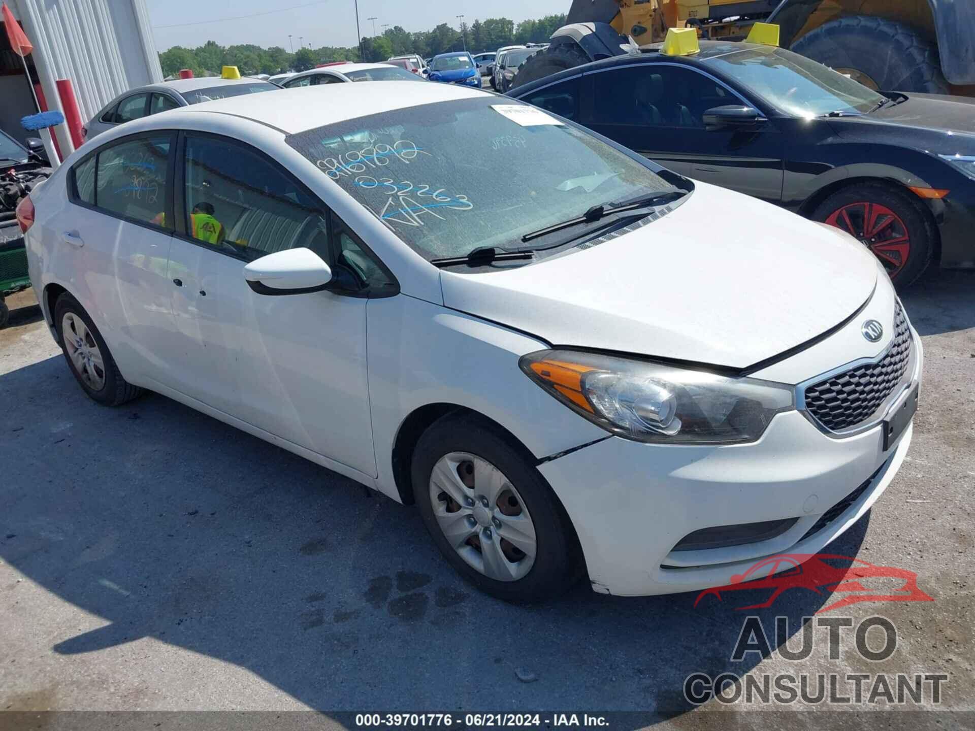KIA FORTE 2016 - KNAFK4A69G5457396