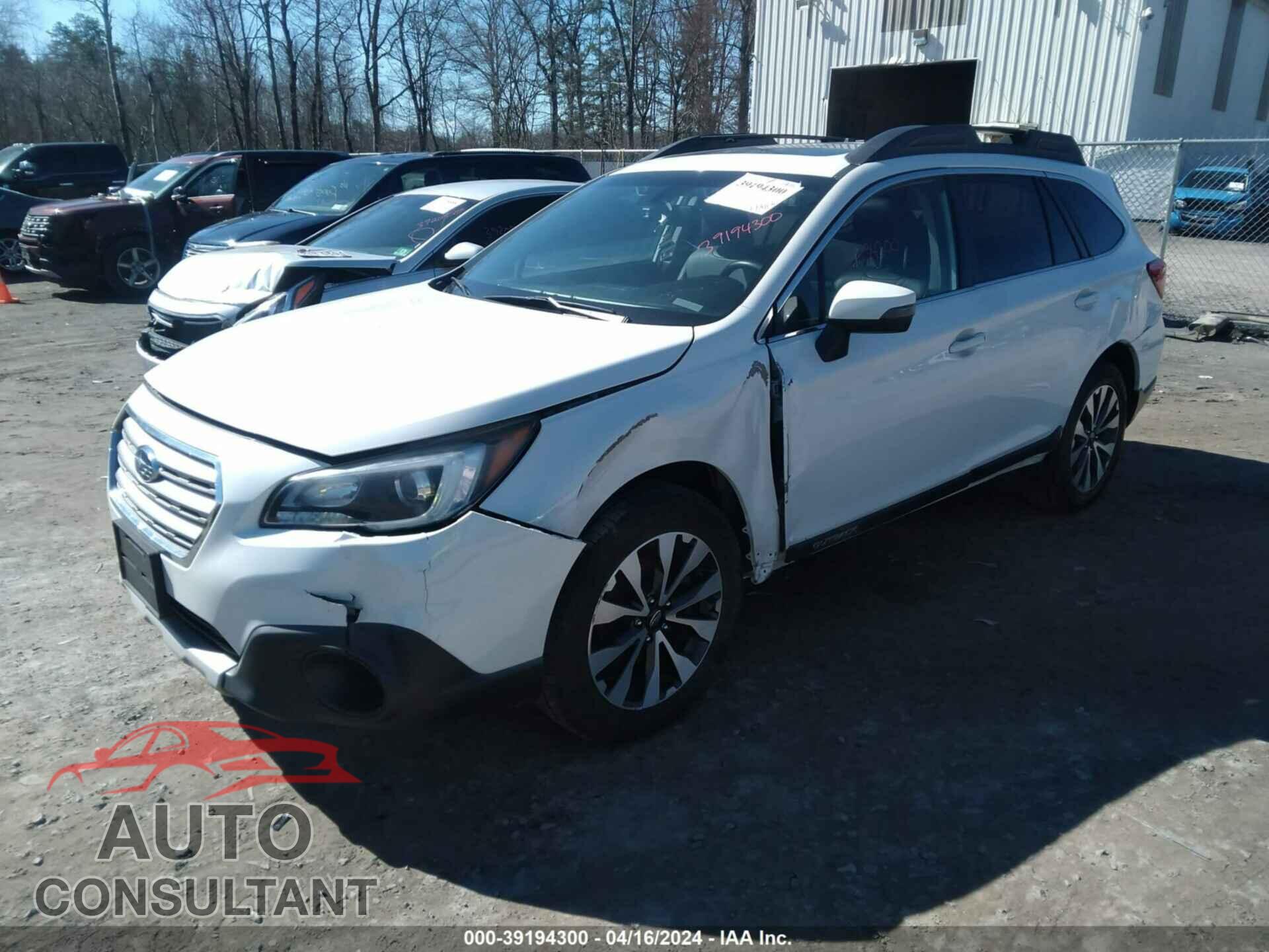 SUBARU OUTBACK 2017 - 4S4BSANC9H3360059