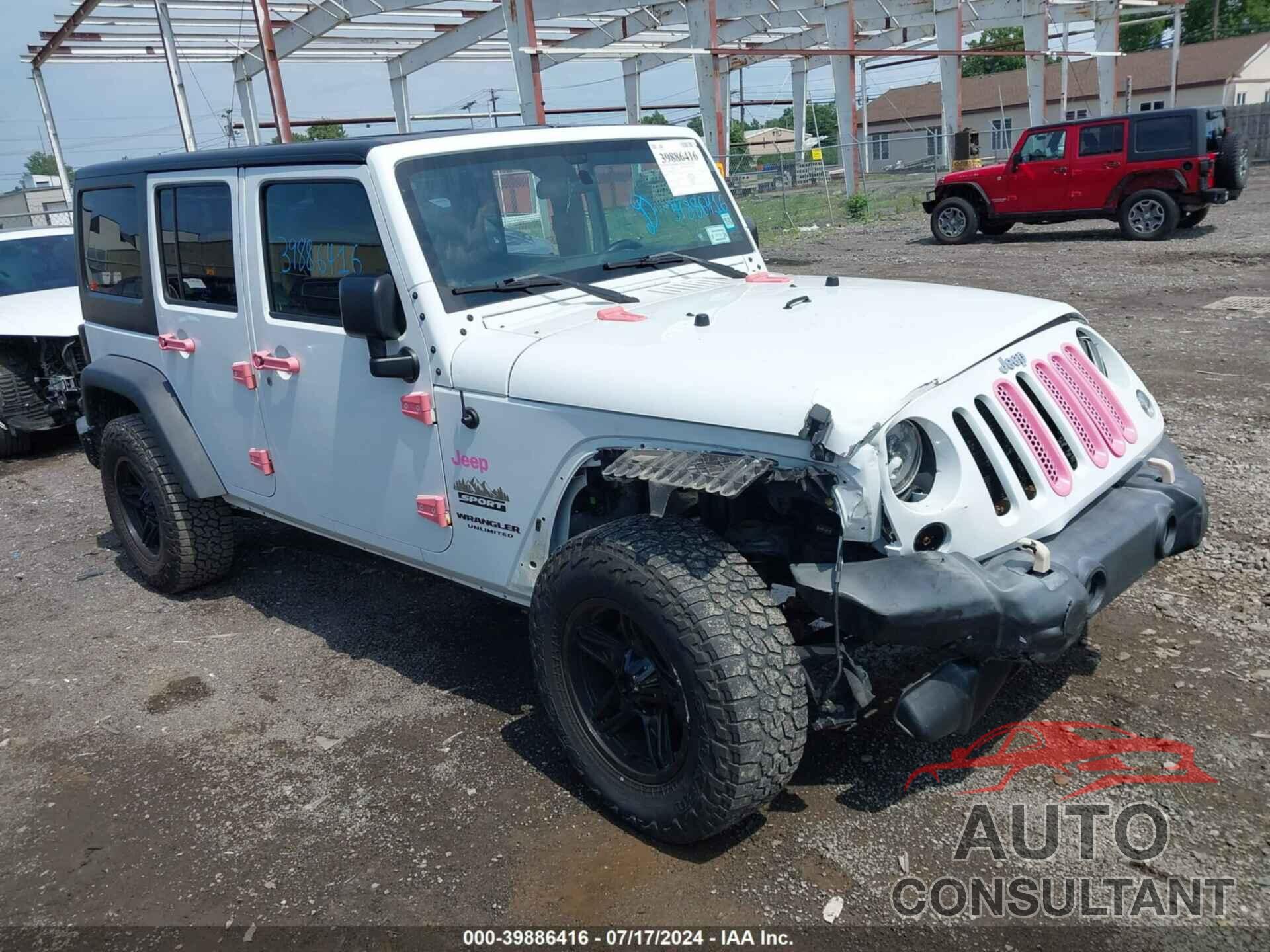 JEEP WRANGLER UNLIMITED 2016 - 1C4BJWDG5GL134351