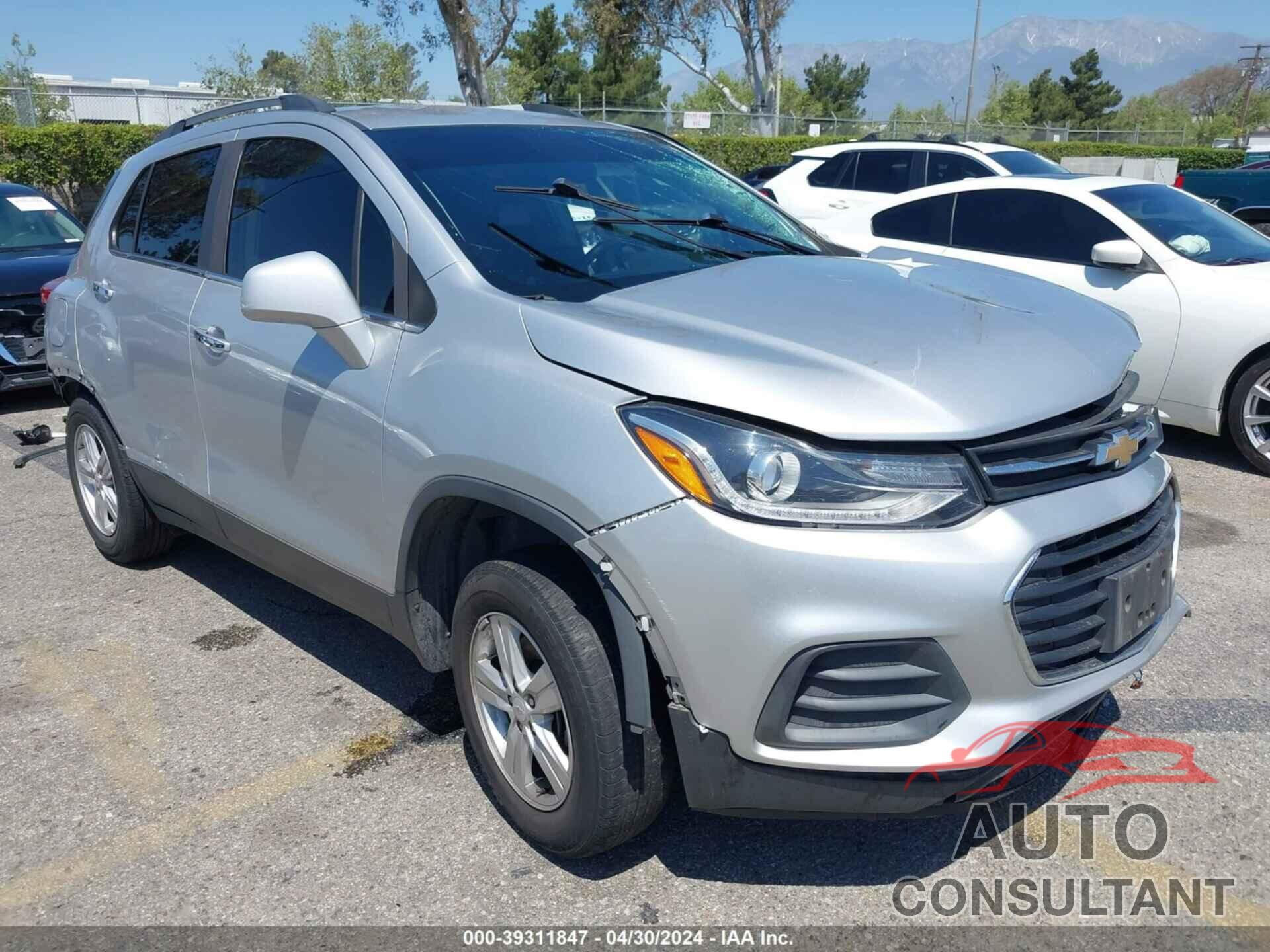 CHEVROLET TRAX 2019 - KL7CJLSB7KB914311