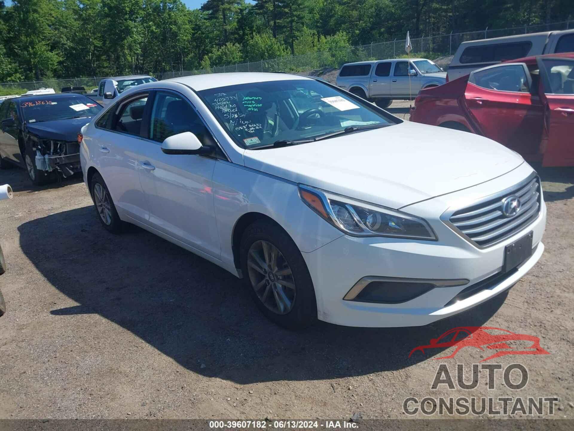 HYUNDAI SONATA 2016 - 5NPE24AF7GH317166