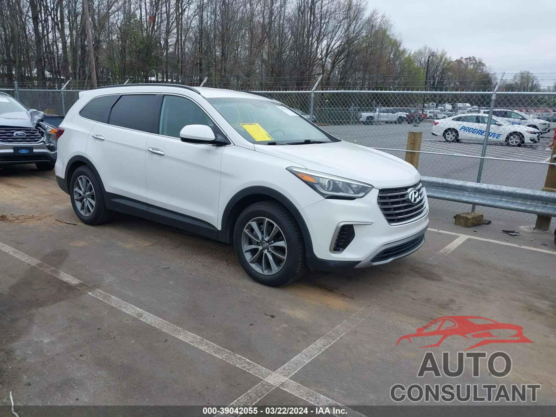 HYUNDAI SANTA FE 2017 - KM8SM4HF7HU219762