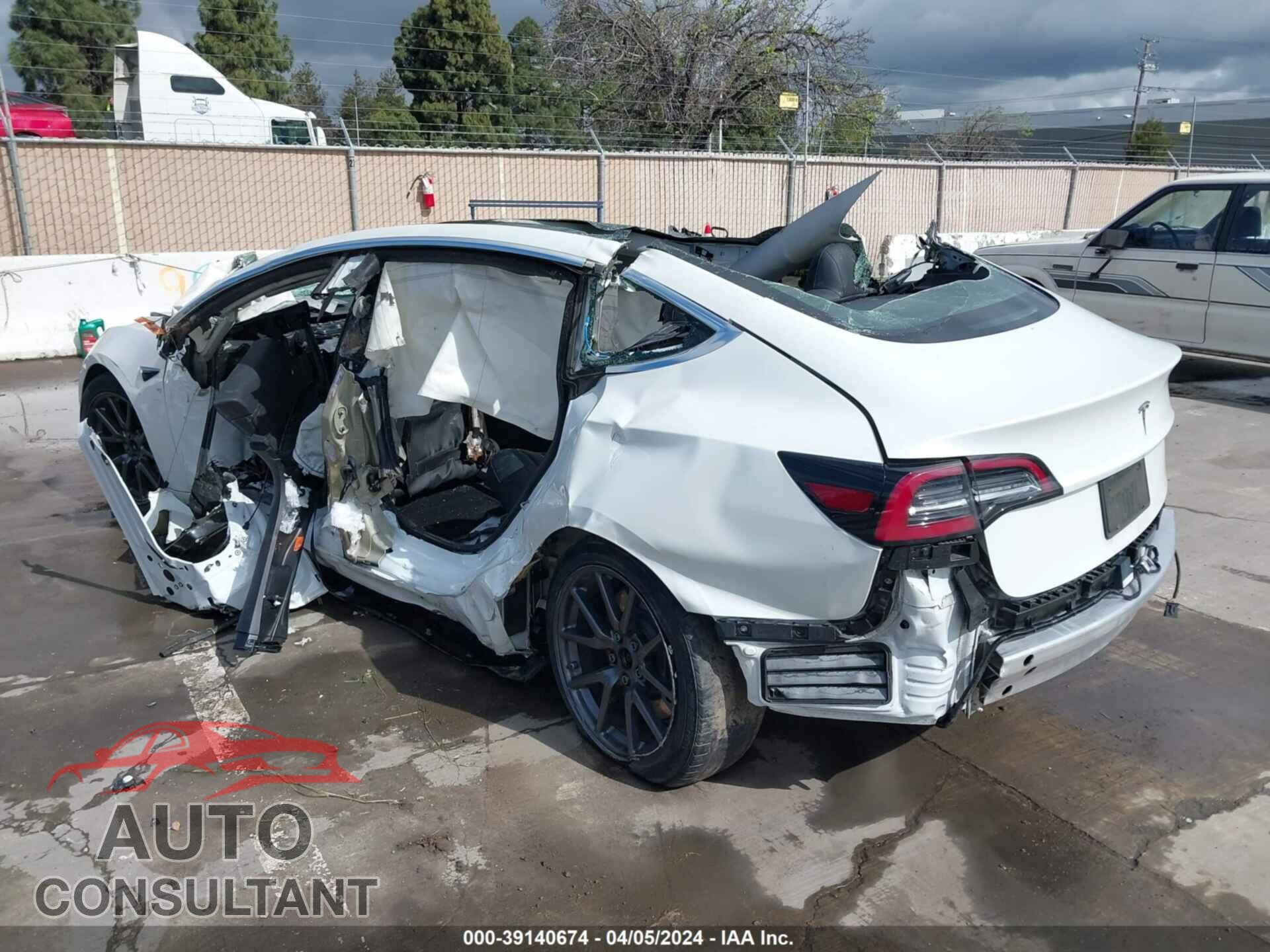 TESLA MODEL 3 2019 - 5YJ3E1EA9KF427316