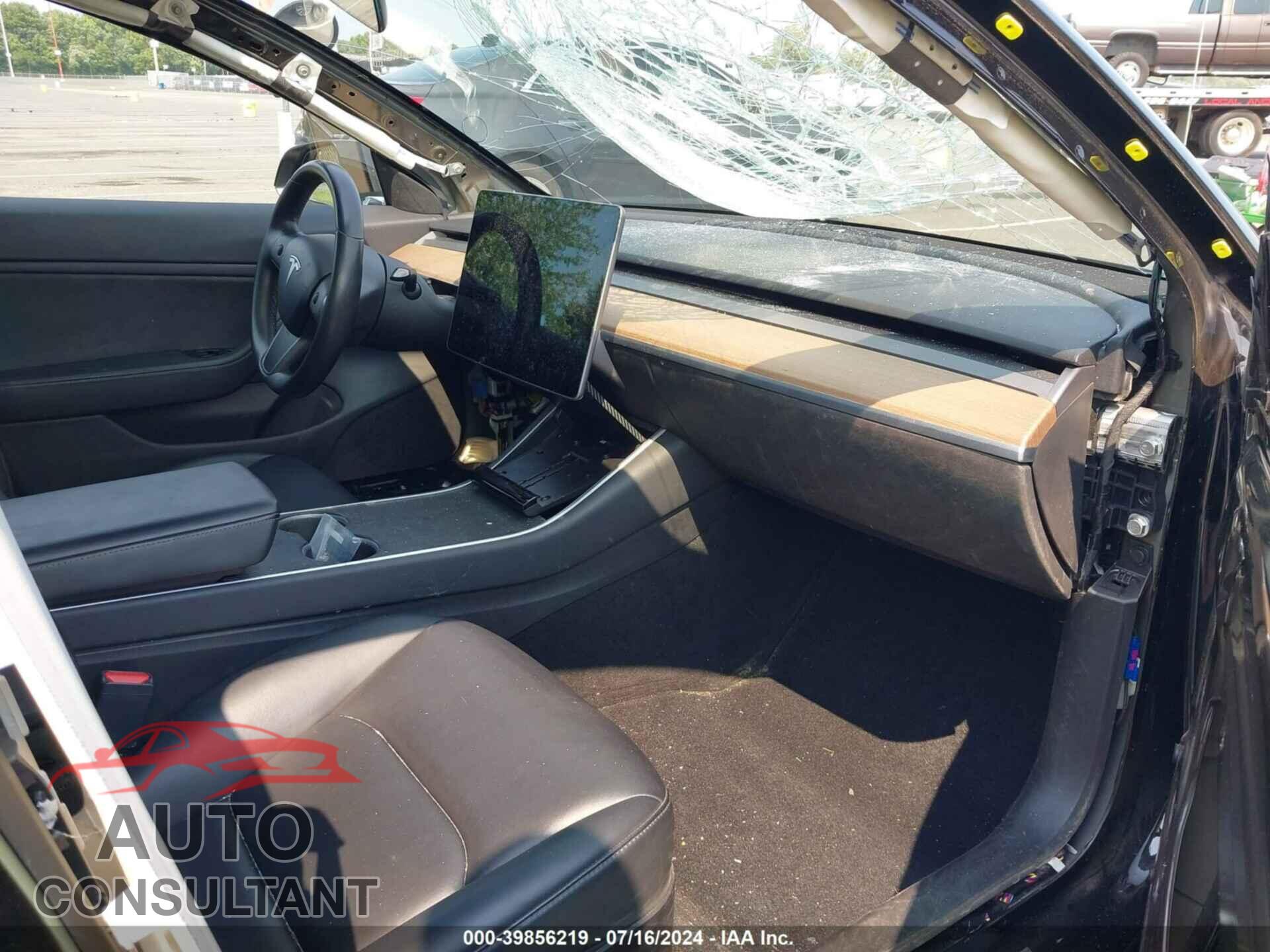 TESLA MODEL 3 2019 - 5YJ3E1EB9KF213967