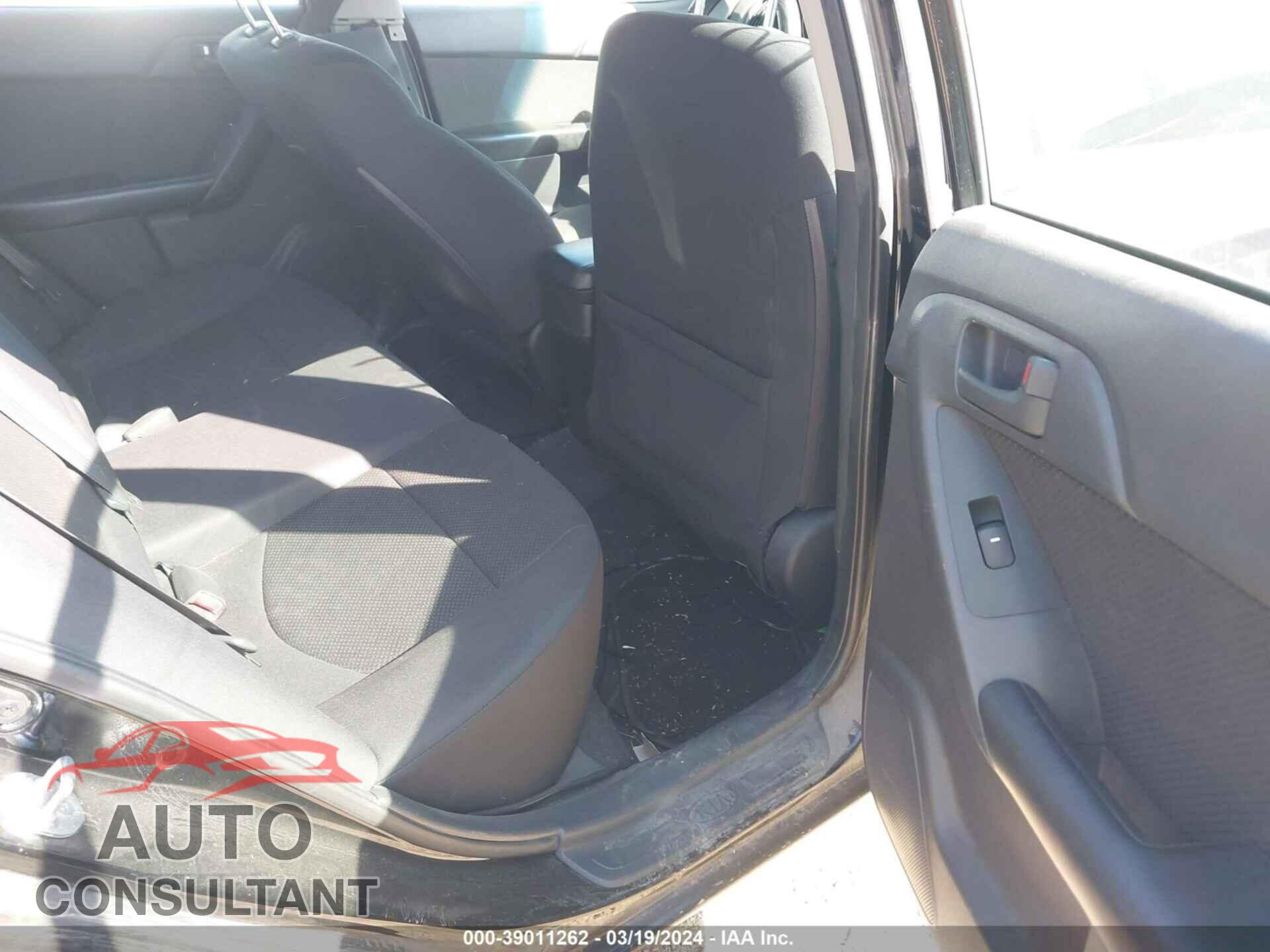 KIA FORTE 2011 - KNAFU4A22B5459846