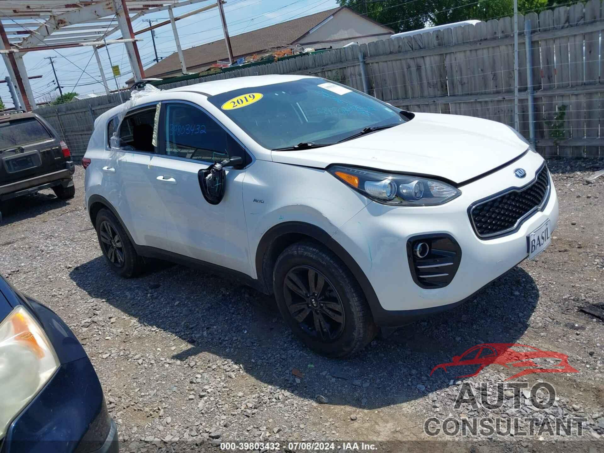 KIA SPORTAGE 2019 - KNDPMCAC9K7534802