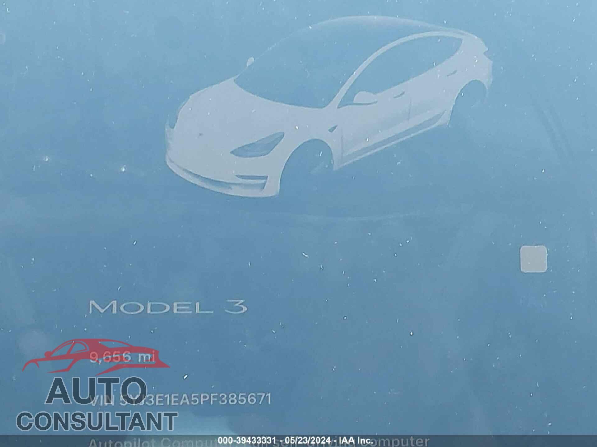 TESLA MODEL 3 2023 - 5YJ3E1EA5PF385671