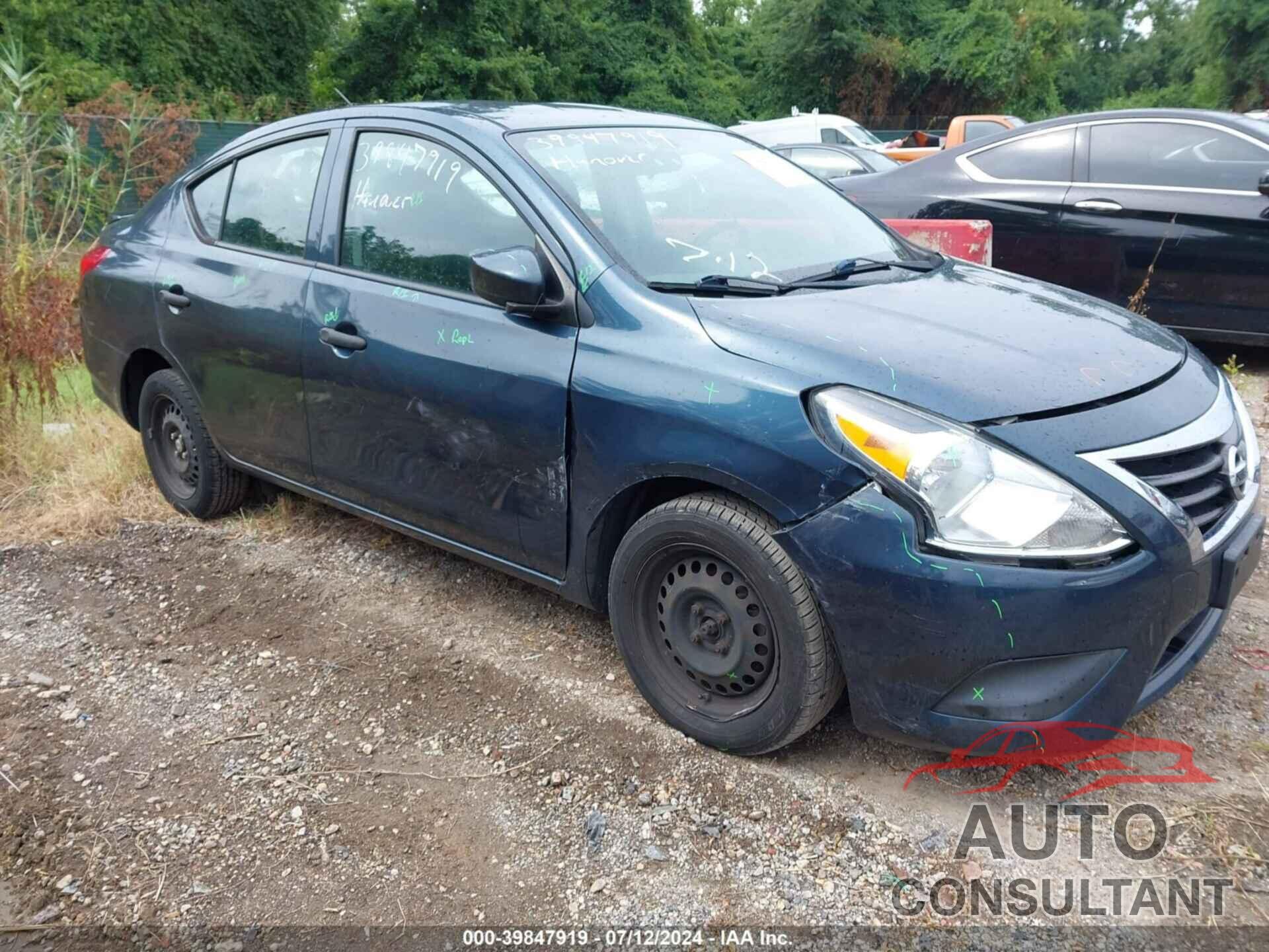 NISSAN VERSA 2016 - 3N1CN7AP6GL810476