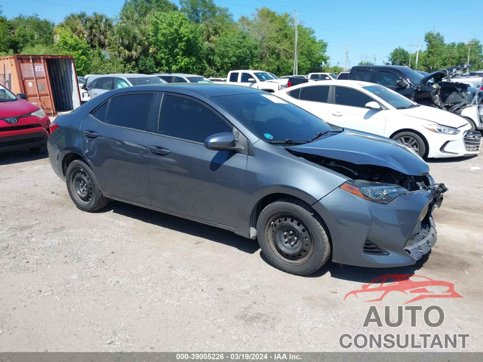 TOYOTA COROLLA 2019 - 5YFBURHE0KP866548
