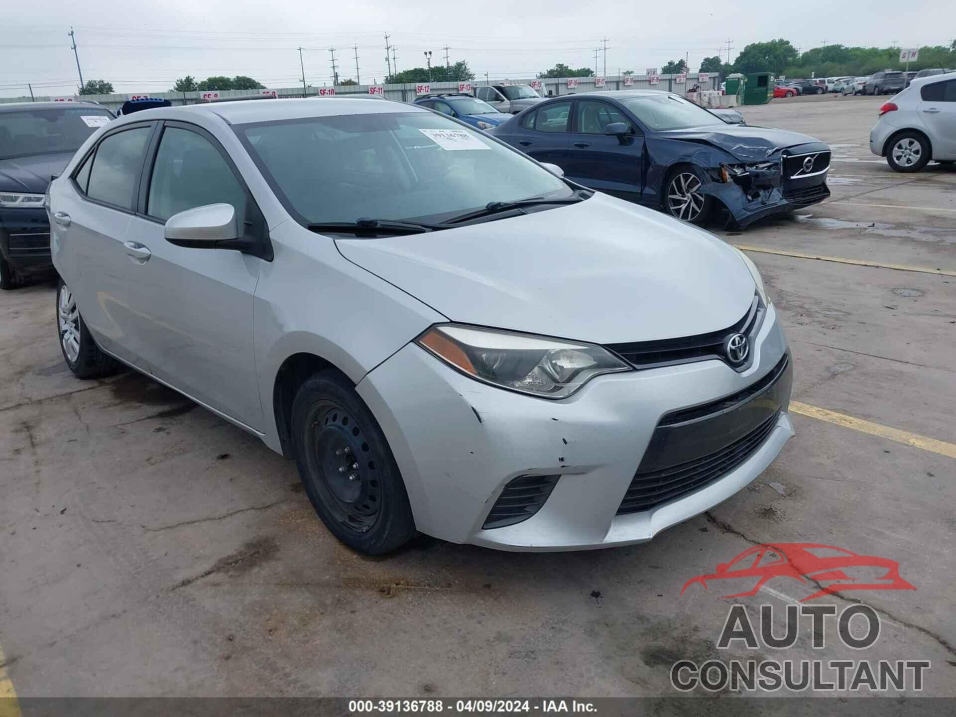 TOYOTA COROLLA 2016 - 5YFBURHE7GP498506