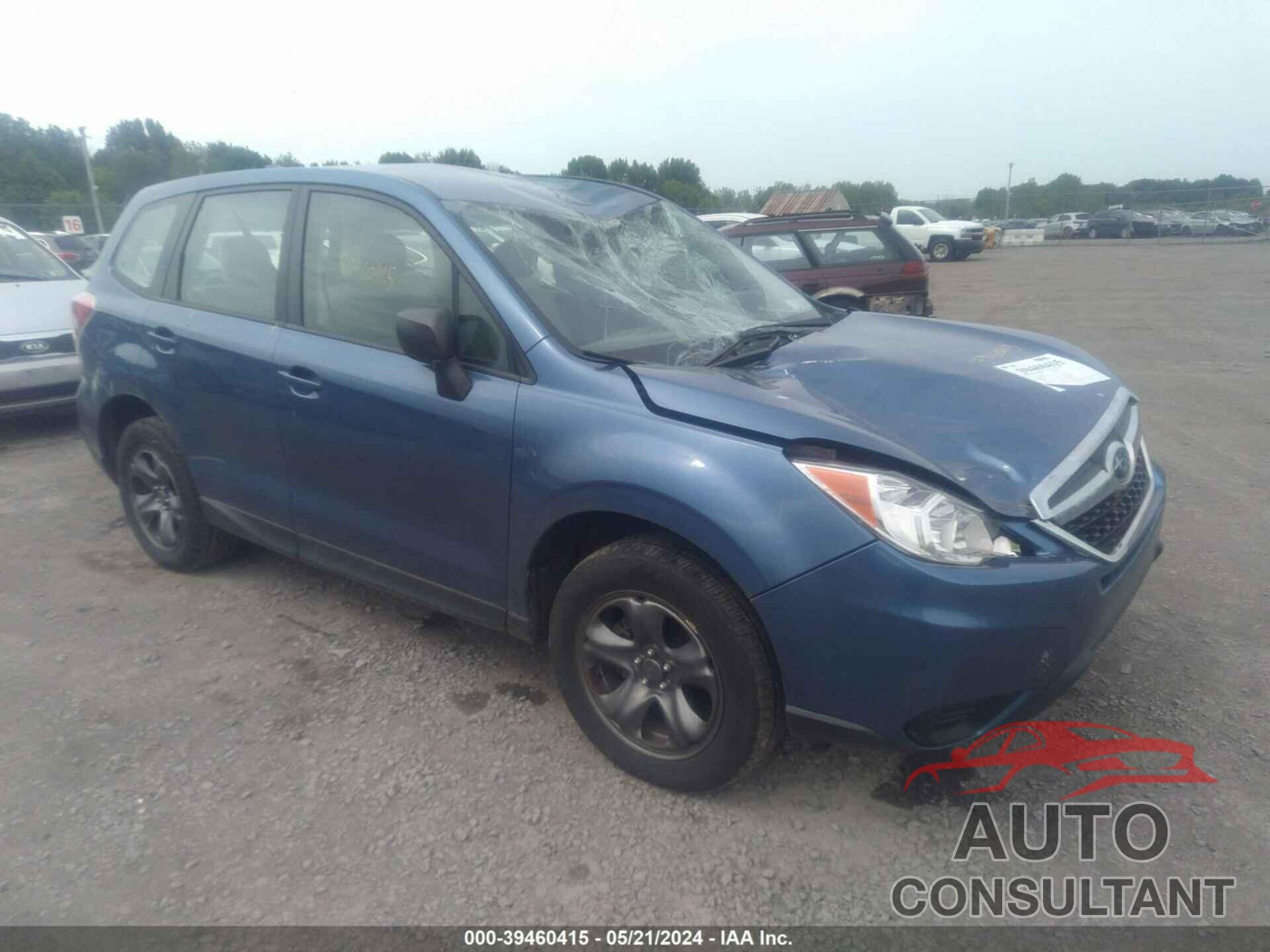 SUBARU FORESTER 2016 - JF2SJAAC4GH528920