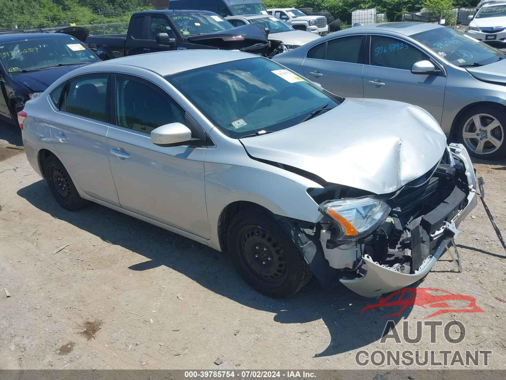 NISSAN SENTRA 2014 - 3N1AB7AP1EY218628