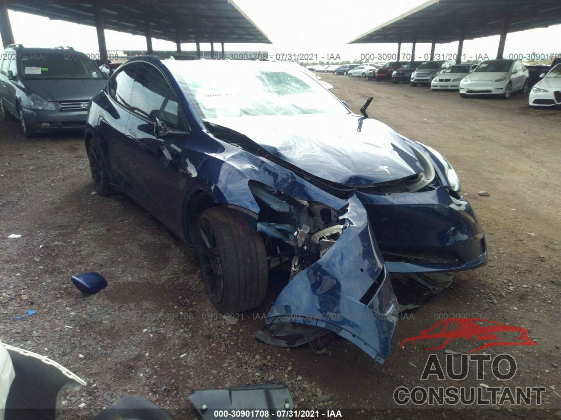 TESLA MODEL Y 2020 - 5YJYGDEEXLF046077