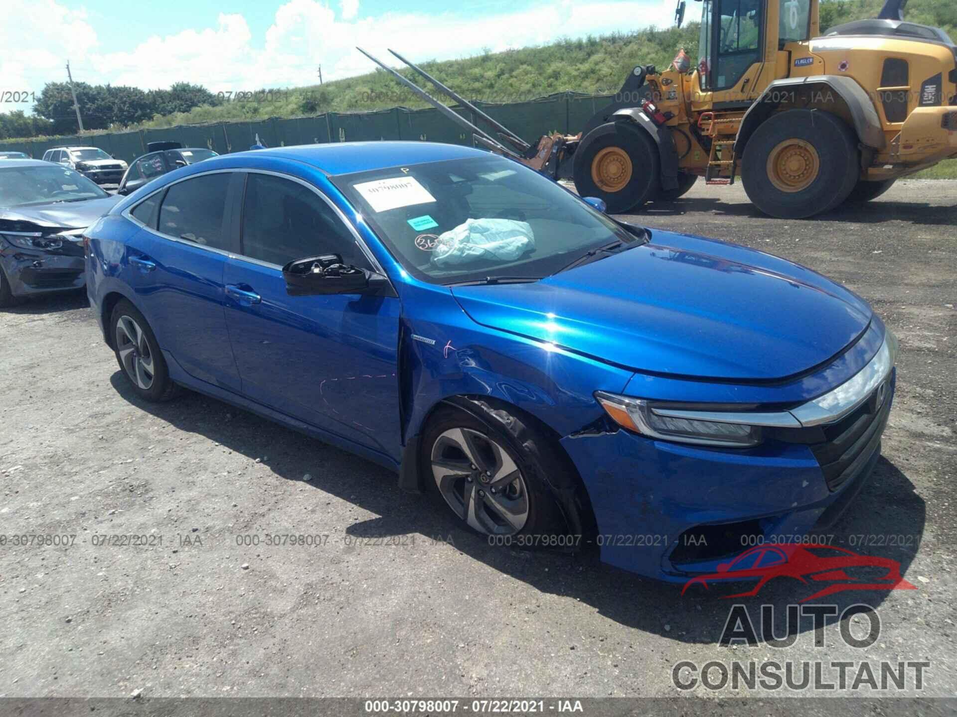 HONDA INSIGHT 2019 - 19XZE4F58KE029274