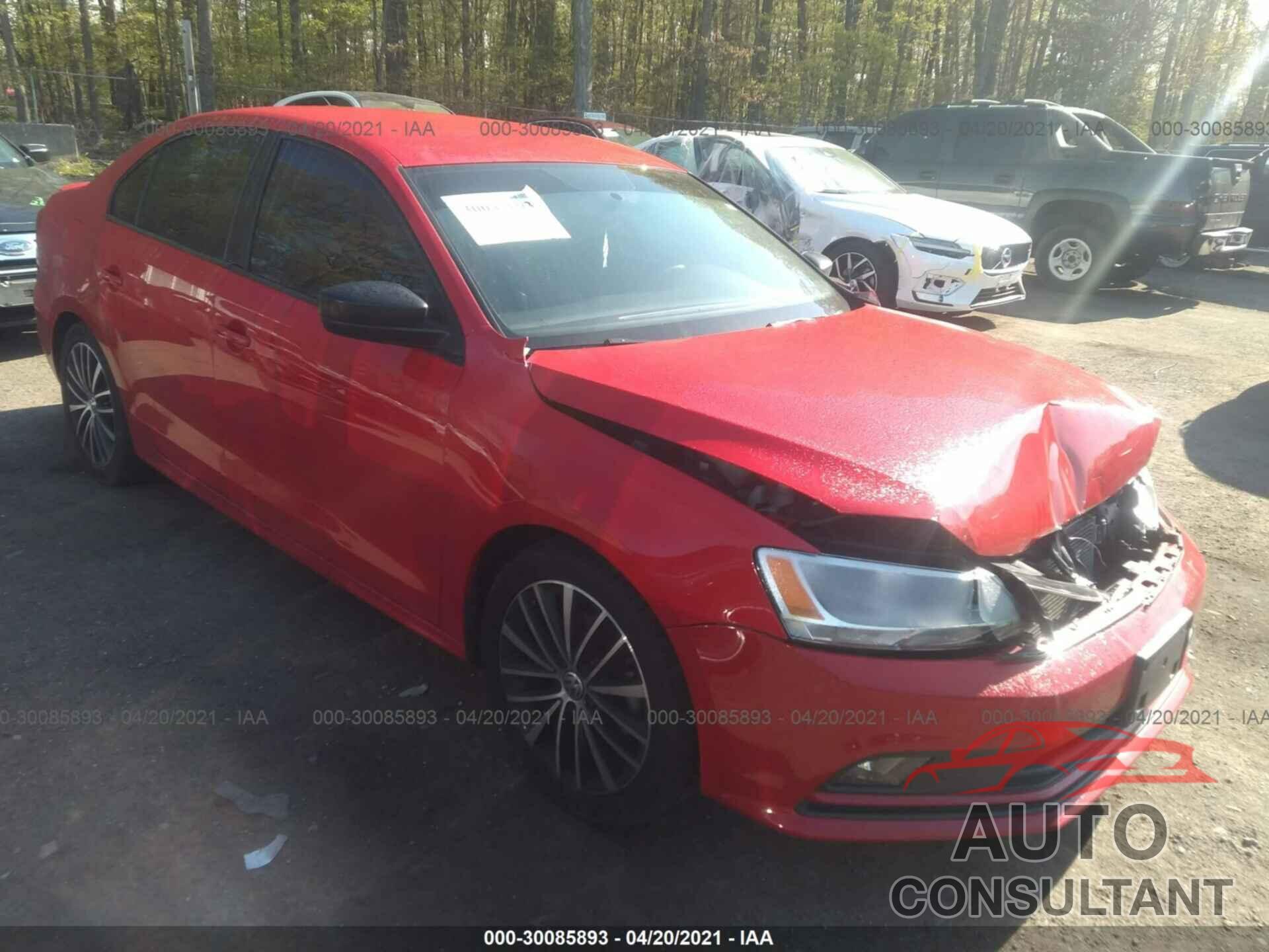 VOLKSWAGEN JETTA SEDAN 2016 - 3VWD17AJ8GM397248