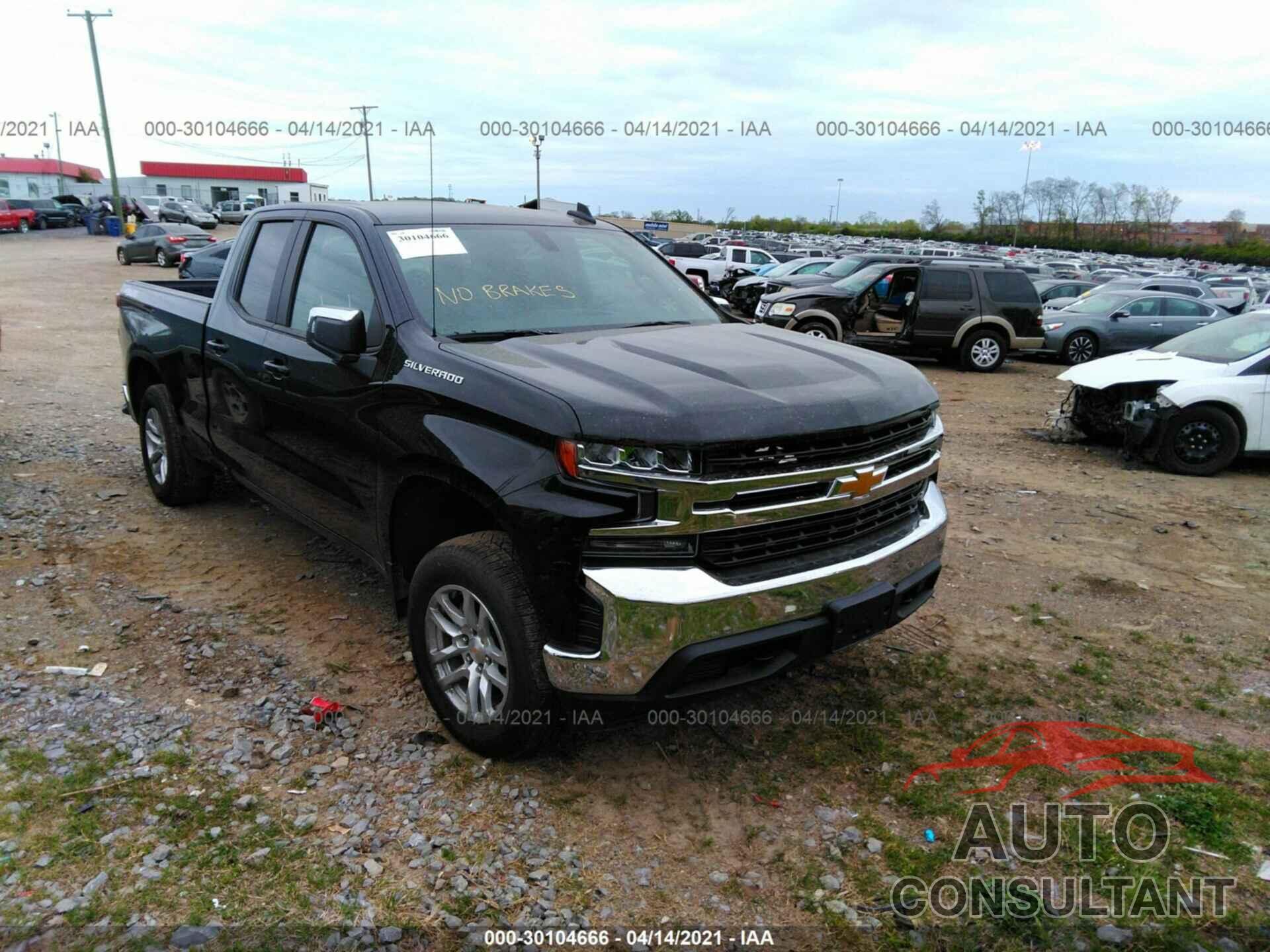 CHEVROLET SILVERADO 1500 2020 - 1GCRYDED1LZ176557