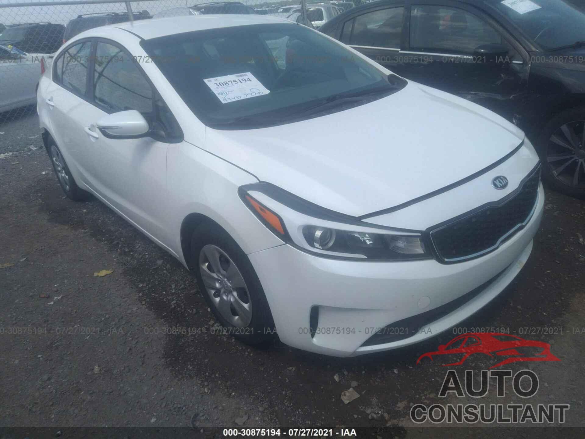 KIA FORTE 2017 - 3KPFL4A78HE071342