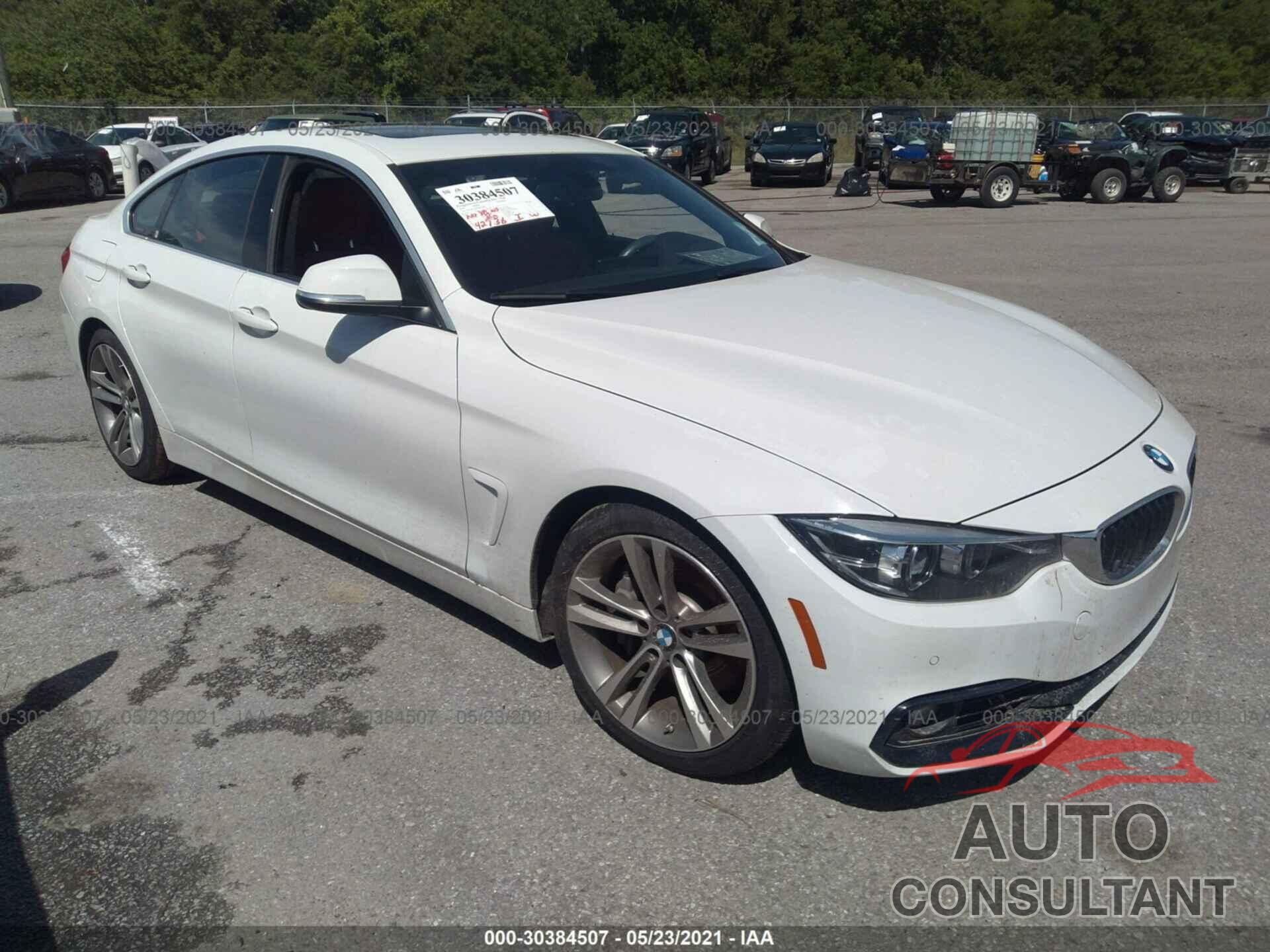 BMW 4 SERIES 2019 - WBA4J5C56KBM66409