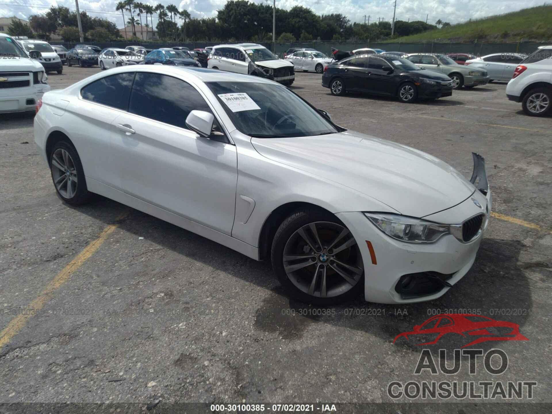 BMW 4 SERIES 2016 - WBA3N9C50GK250764