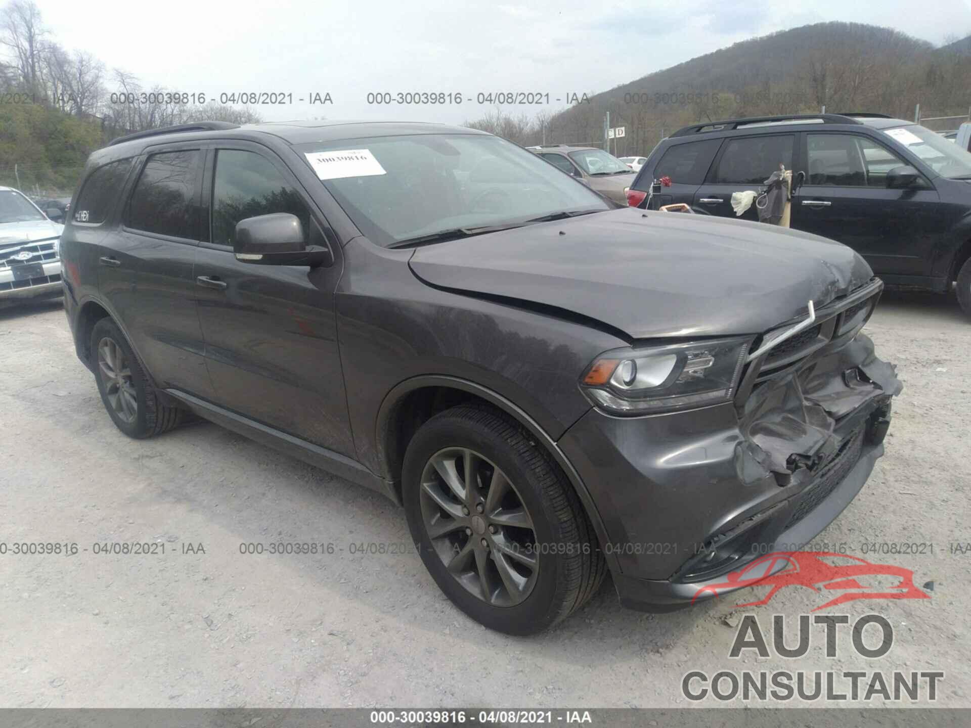 DODGE DURANGO 2017 - 1C4RDJDG4HC752450