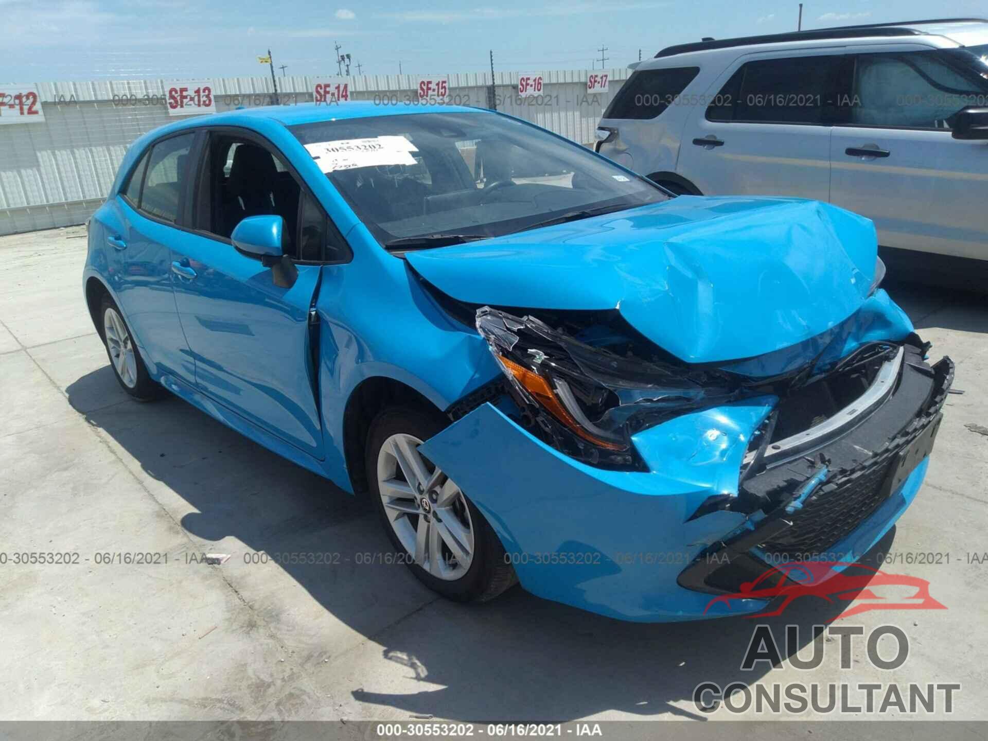 TOYOTA COROLLA HATCHBACK 2019 - JTNK4RBE4K3064808