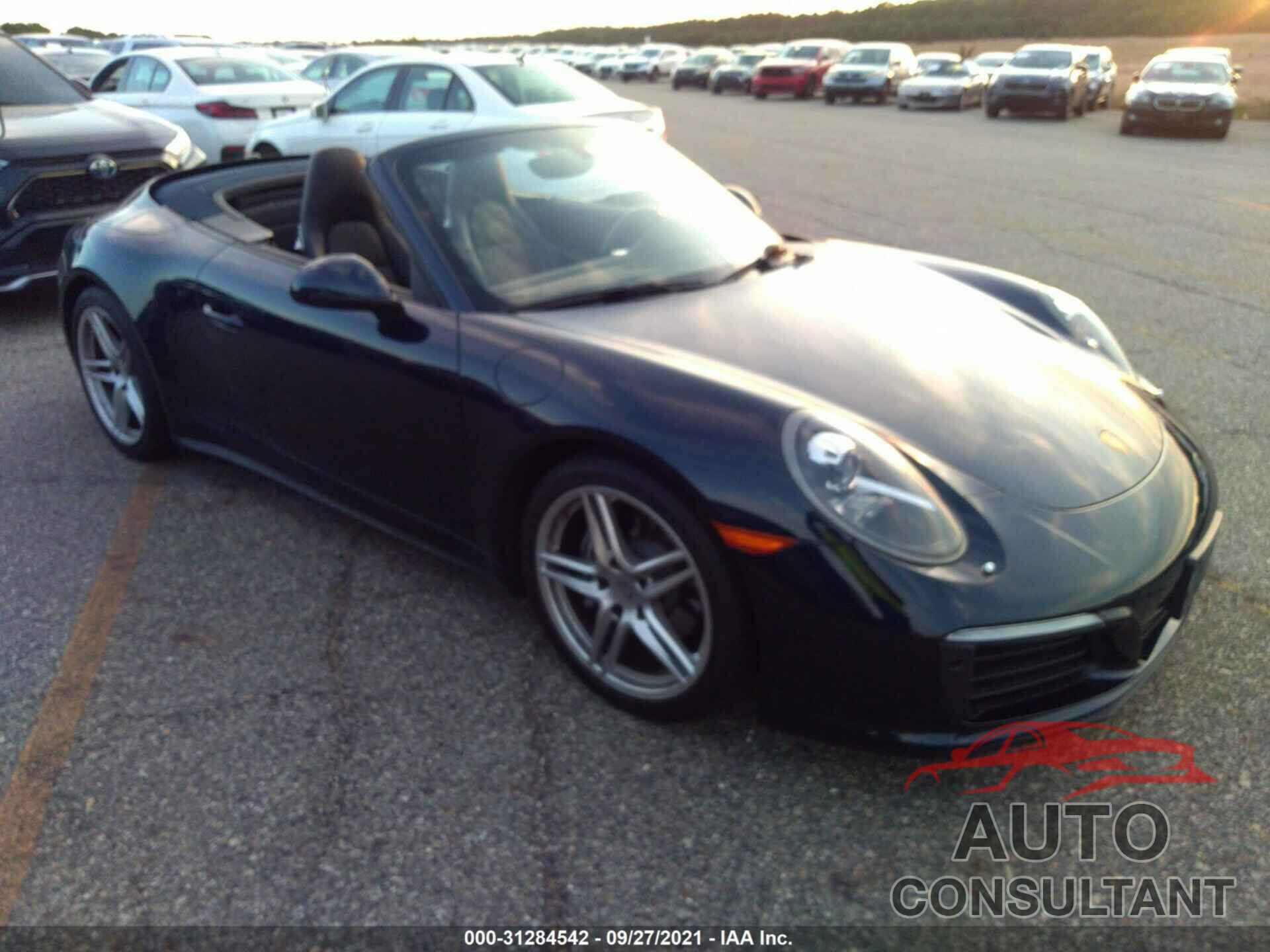 PORSCHE 911 2017 - WP0CA2A9XHS141385