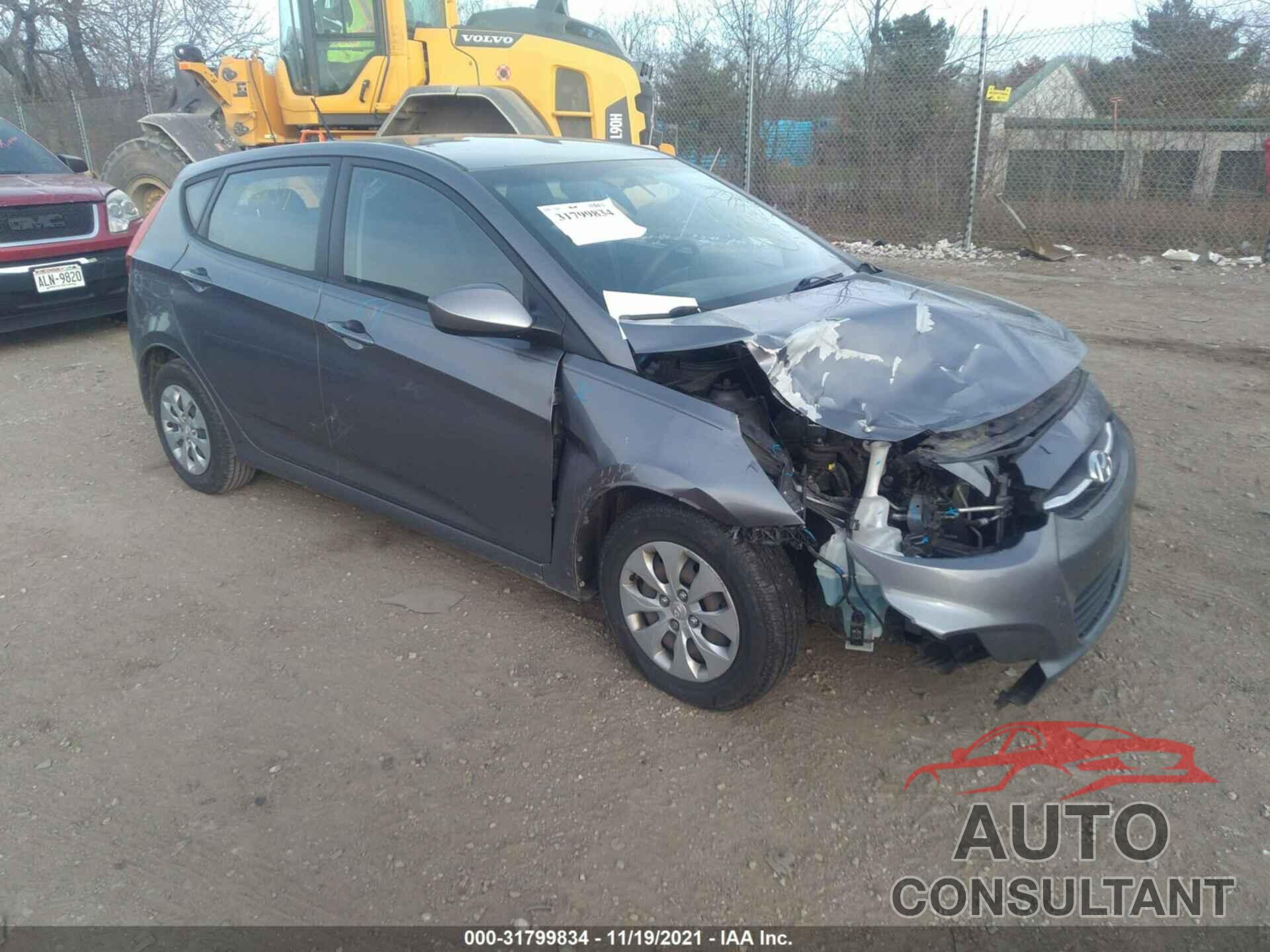 HYUNDAI ACCENT 2016 - KMHCT5AE2GU248941