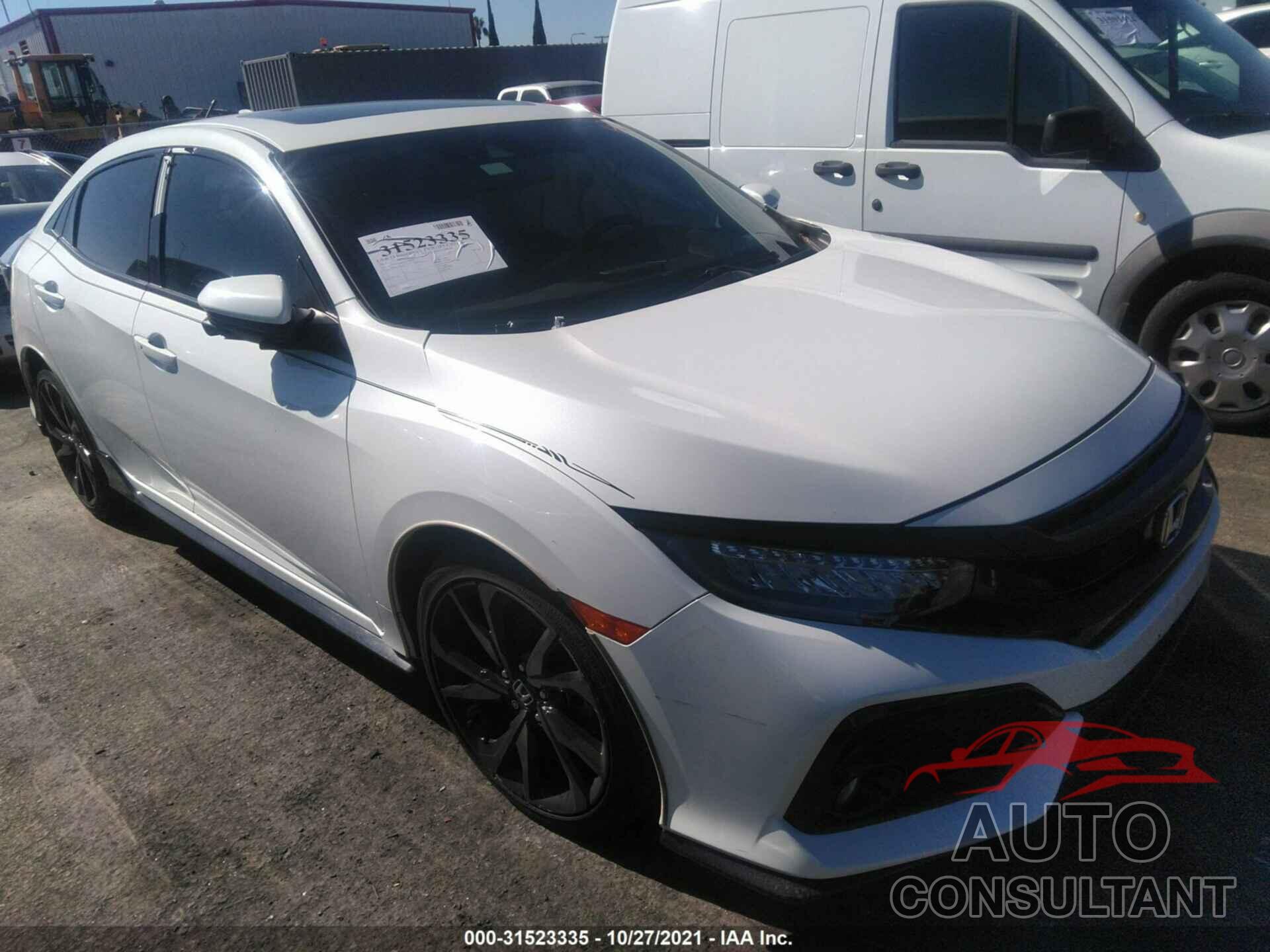 HONDA CIVIC HATCHBACK 2017 - SHHFK7H96HU230833